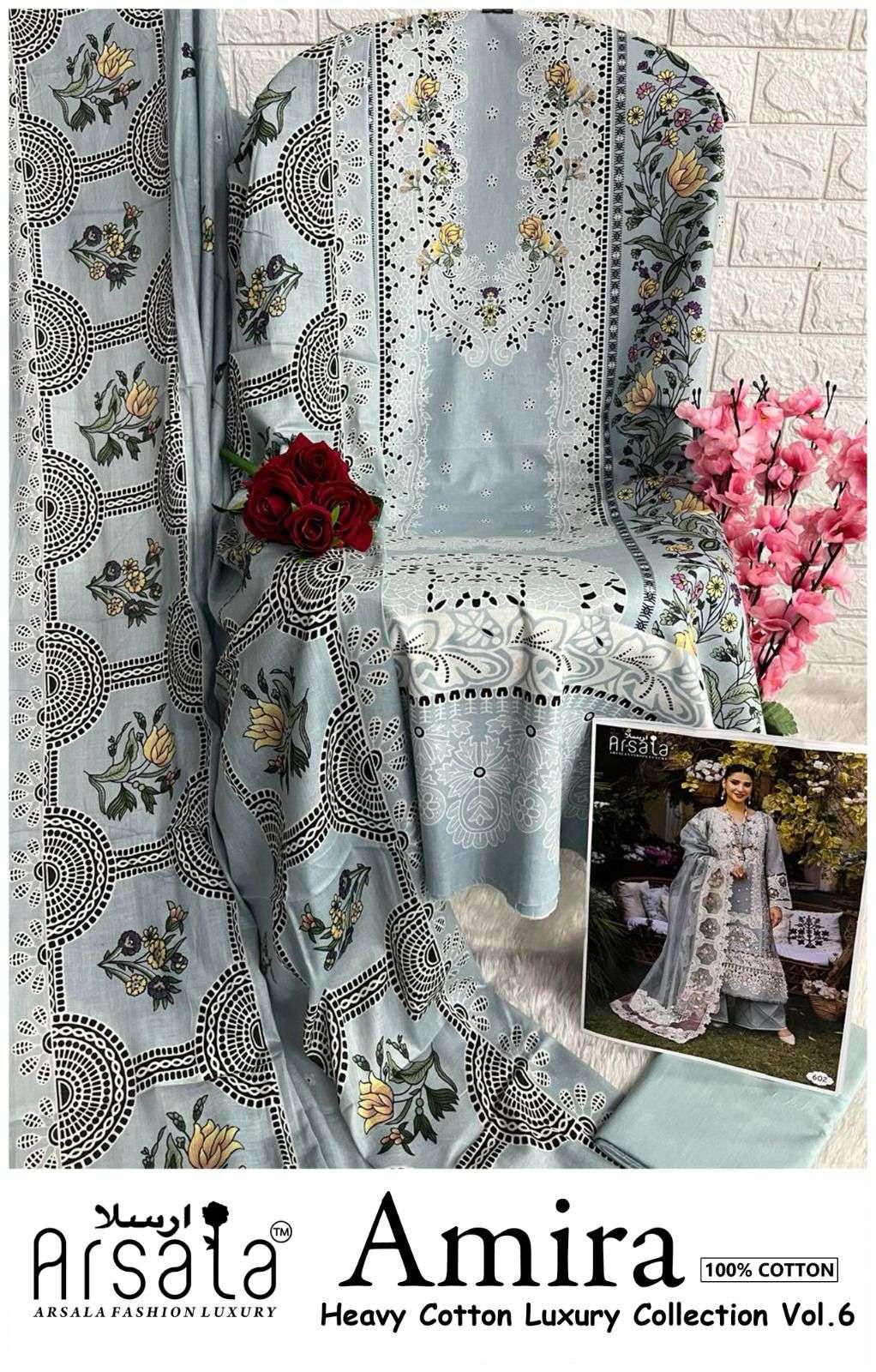 ARSALA FASHION AMIRA HEAVY COTTON LUXURY COLLECTION VOL 6