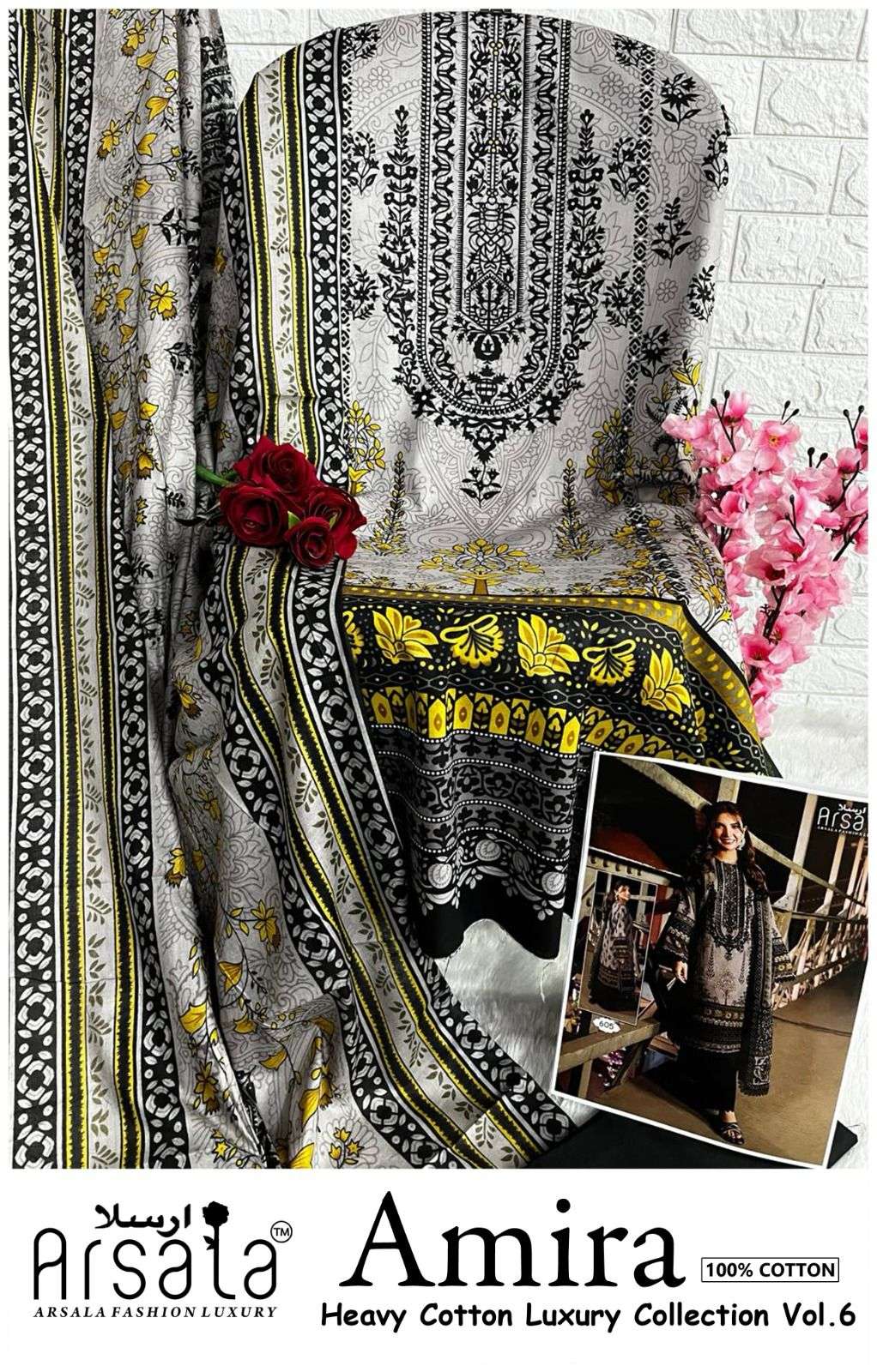 ARSALA FASHION AMIRA HEAVY COTTON LUXURY COLLECTION VOL 6