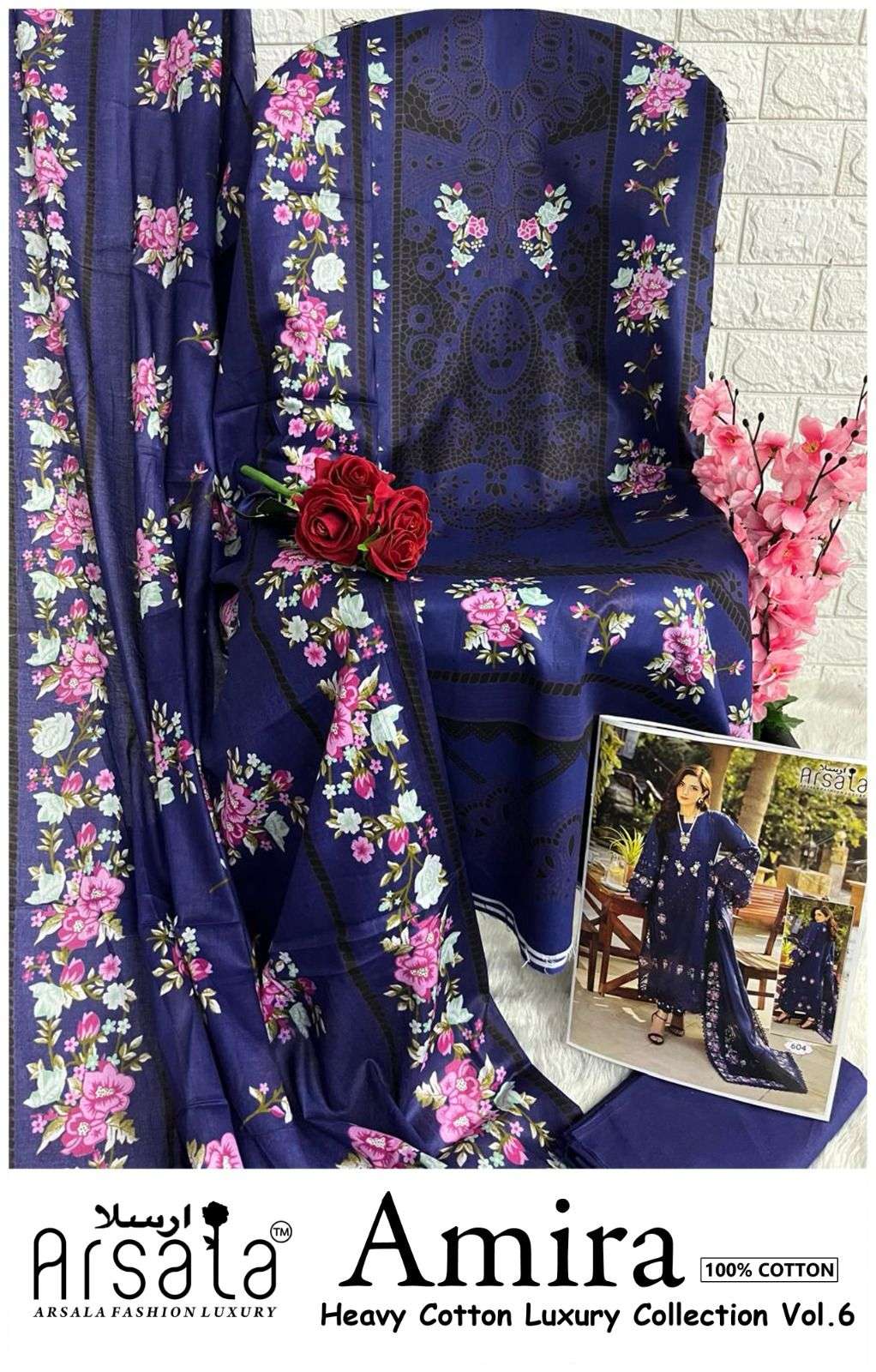 ARSALA FASHION AMIRA HEAVY COTTON LUXURY COLLECTION VOL 6