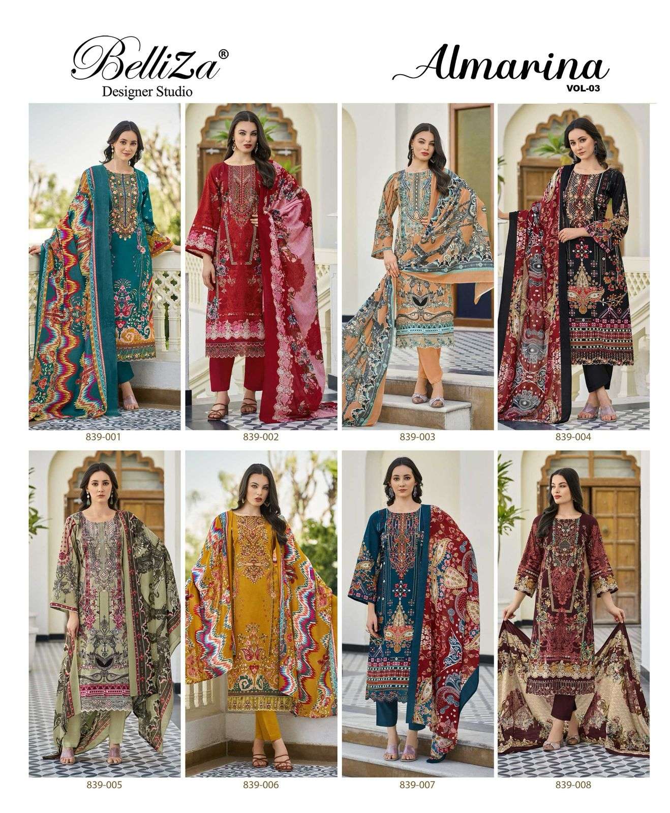 BELLIZA DESIGNER STUDIO ALMARINA VOL 3