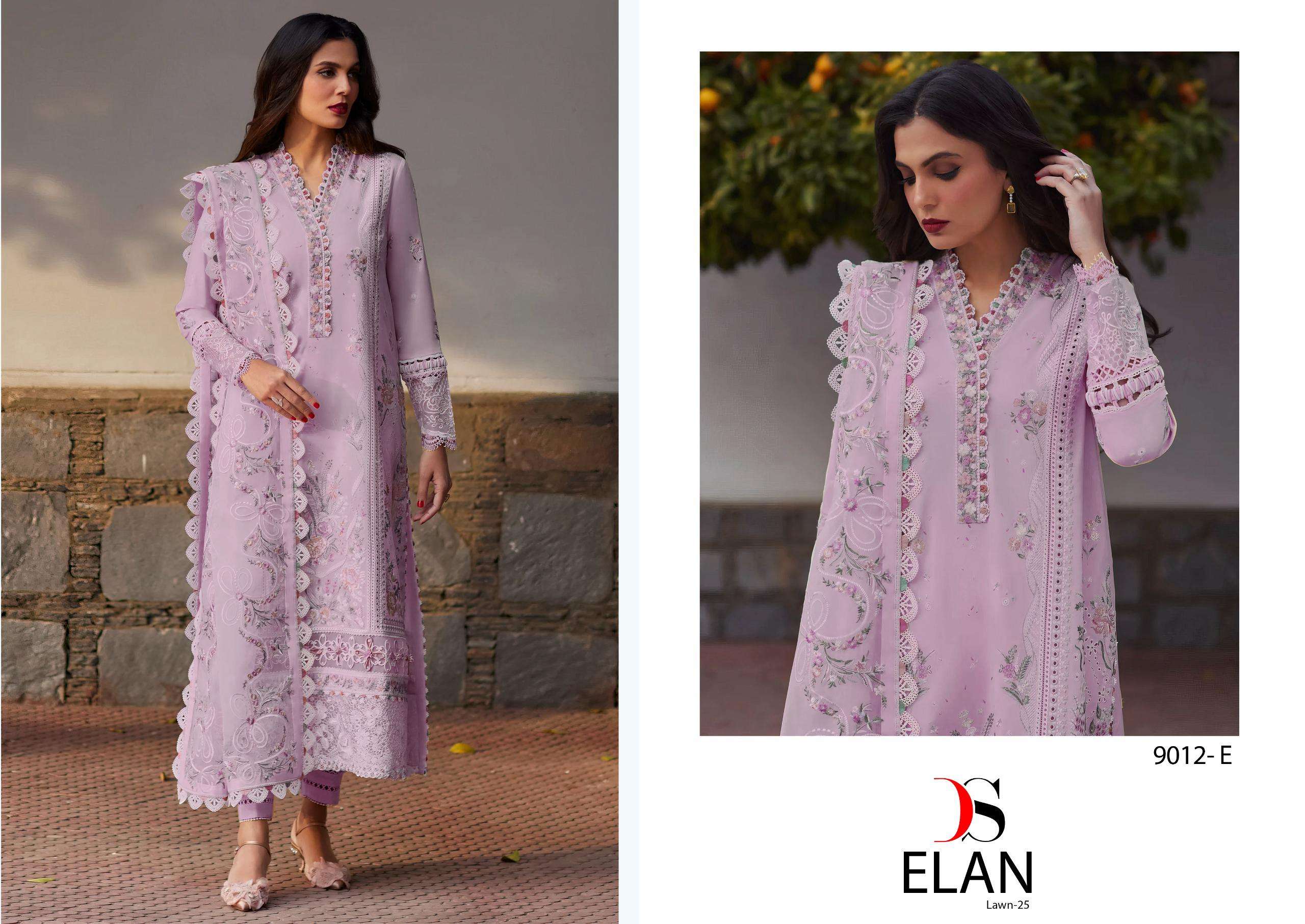 DEEPSY SUITS ELAN LAWN 25 HIT D NO 9012 