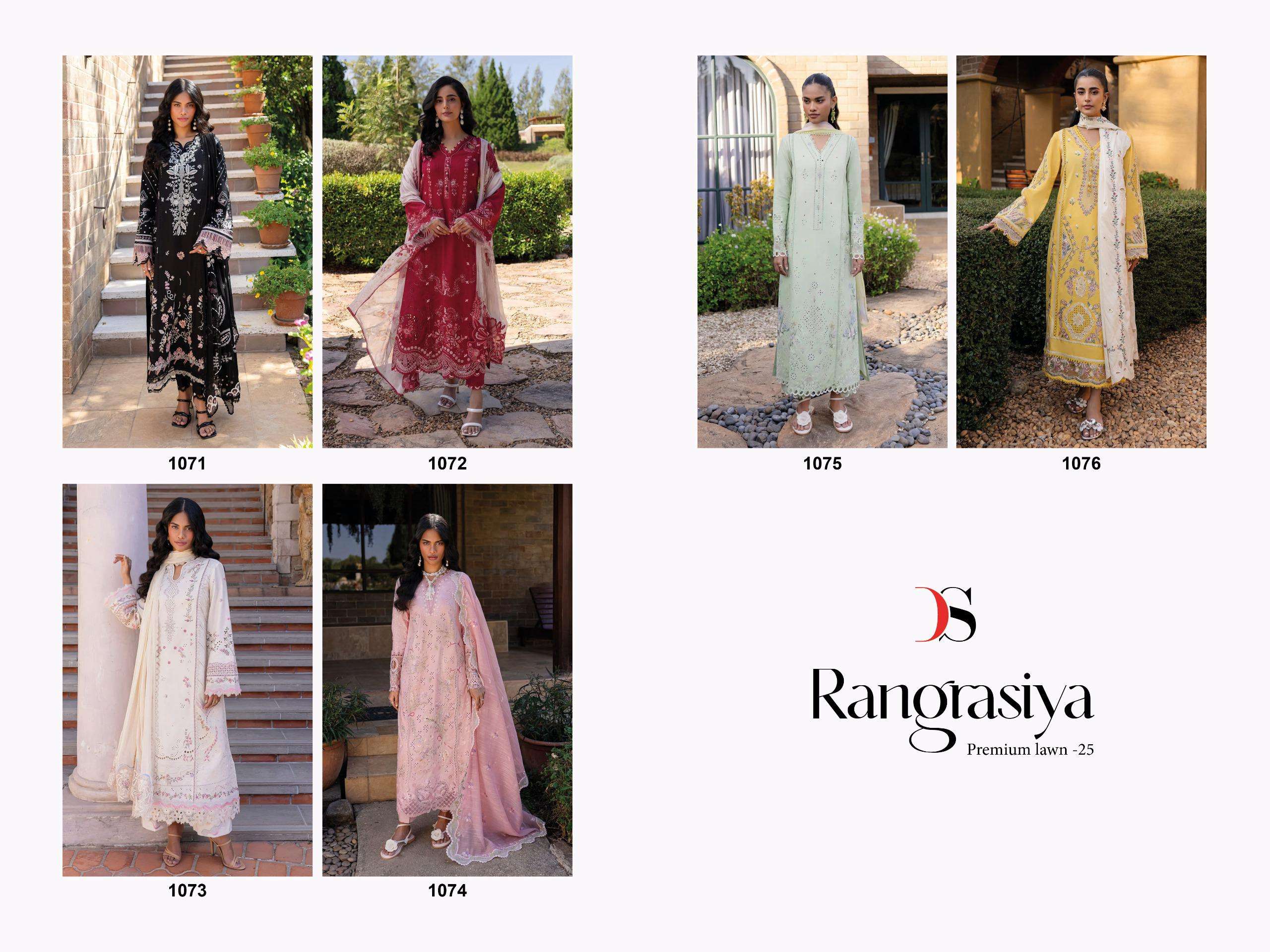 DEEPSY SUITS RANGRASIYA PREMIUM LAWN 25 VOL 2