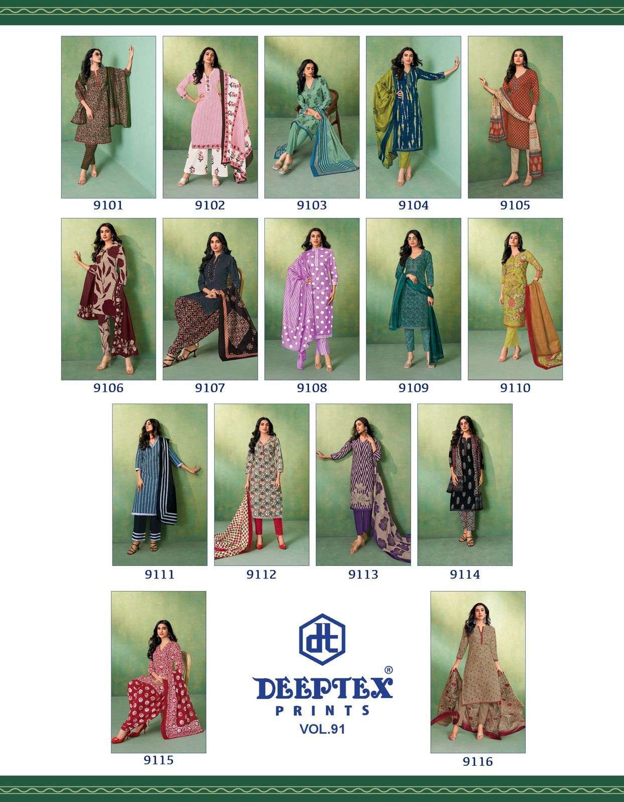 DEEPTEX PRINTS MISS INDIA VOL 91 