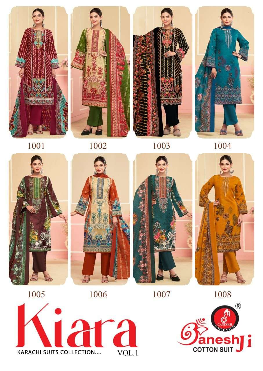GANESH JI COTTON SUIT KIARA VOL 1