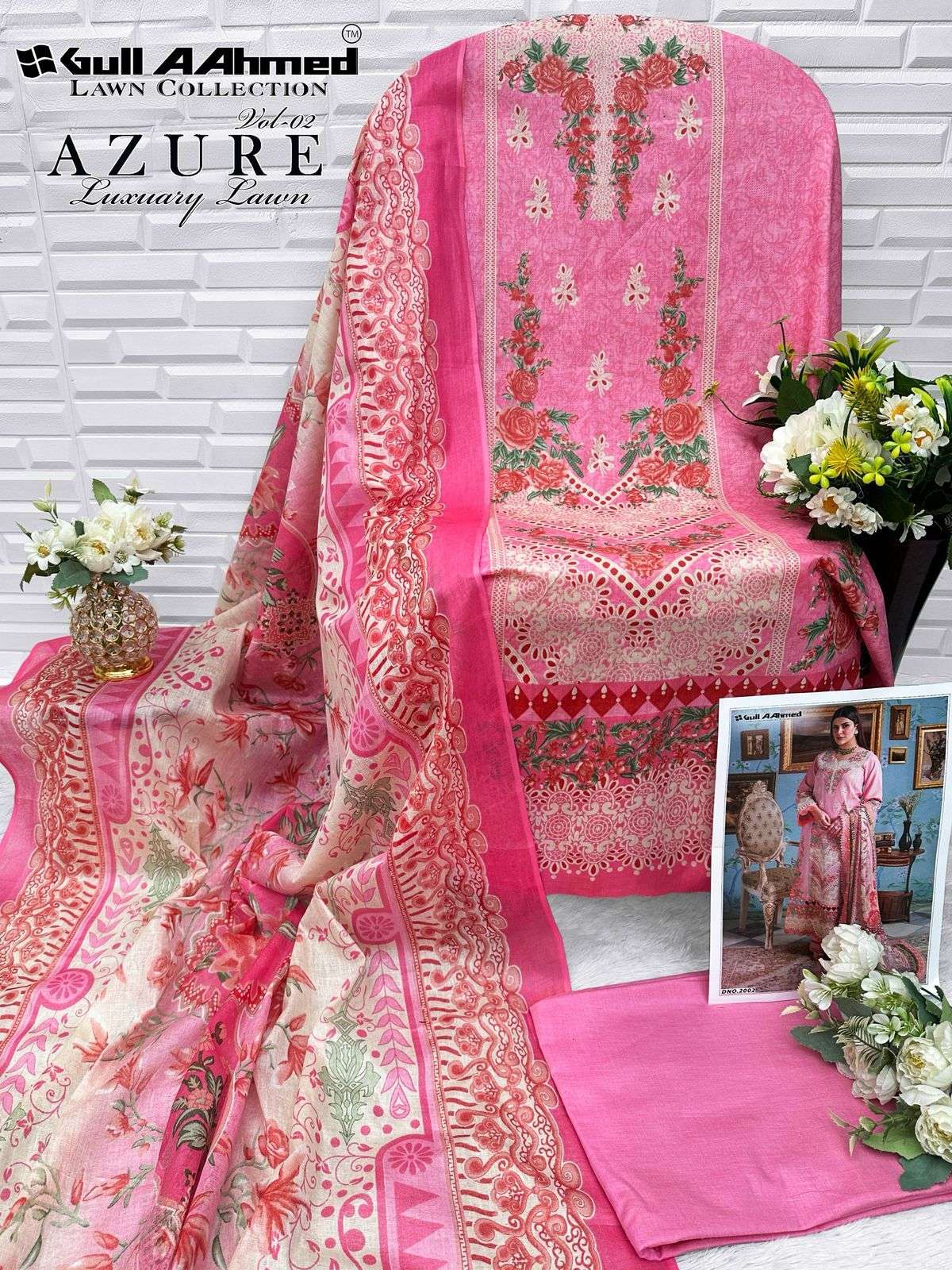 GULL AAHMED AZURE LUXURY LAWN COLLECTION VOL 2