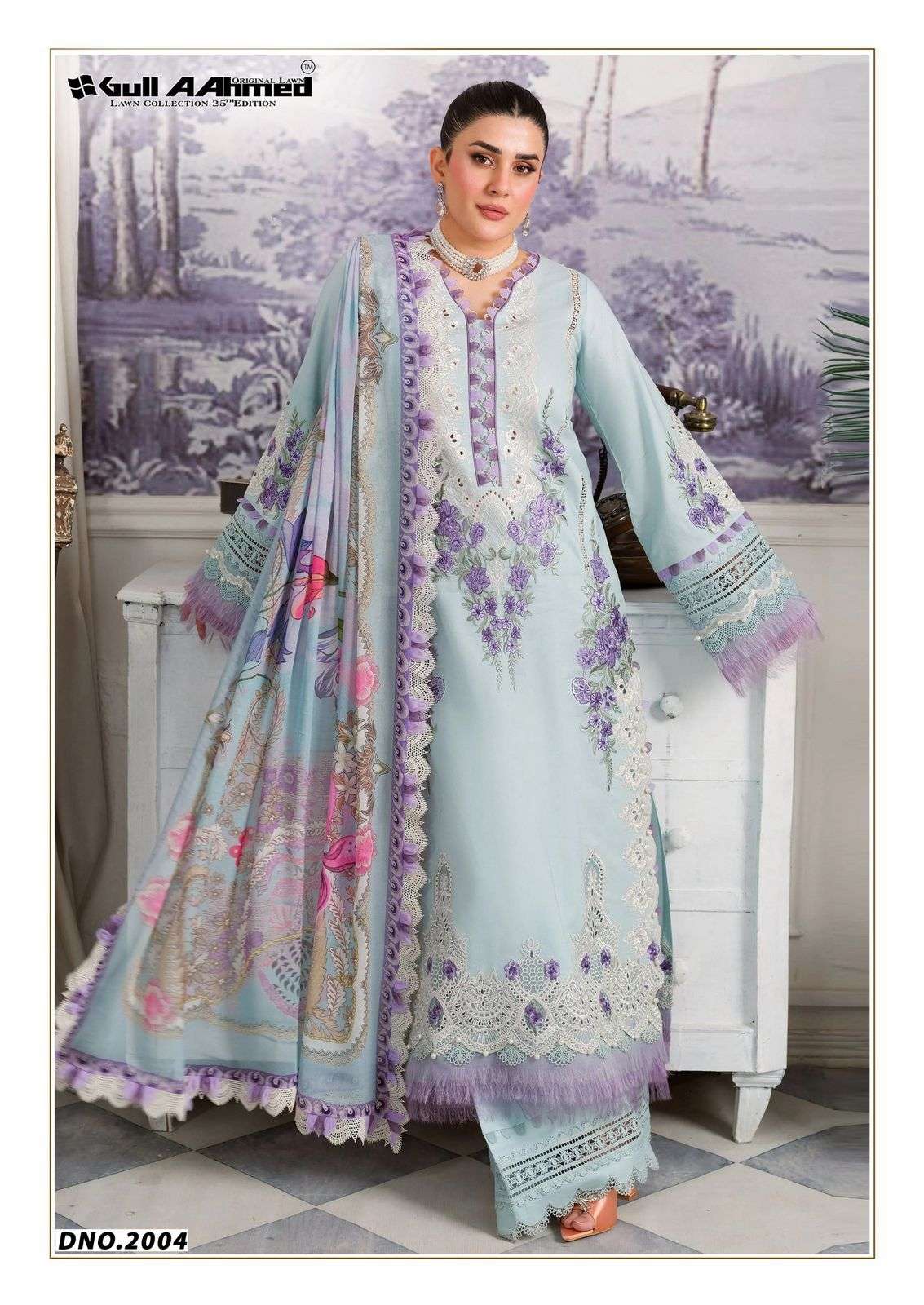 GULL AAHMED AZURE LUXURY LAWN COLLECTION VOL 2