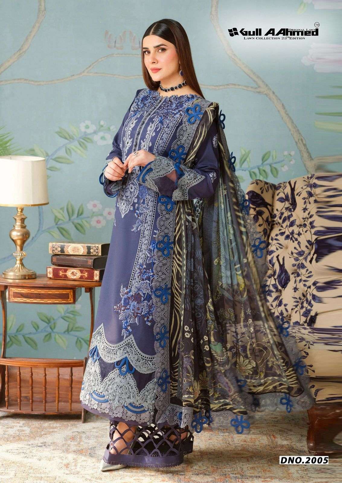 GULL AAHMED AZURE LUXURY LAWN COLLECTION VOL 2