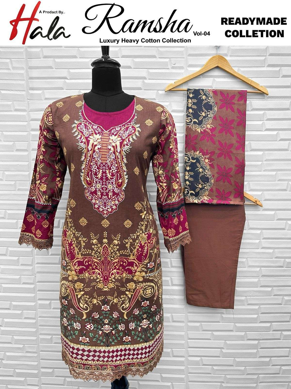 HALA RAMSHA VOL 4 READY MADE COLLECTION