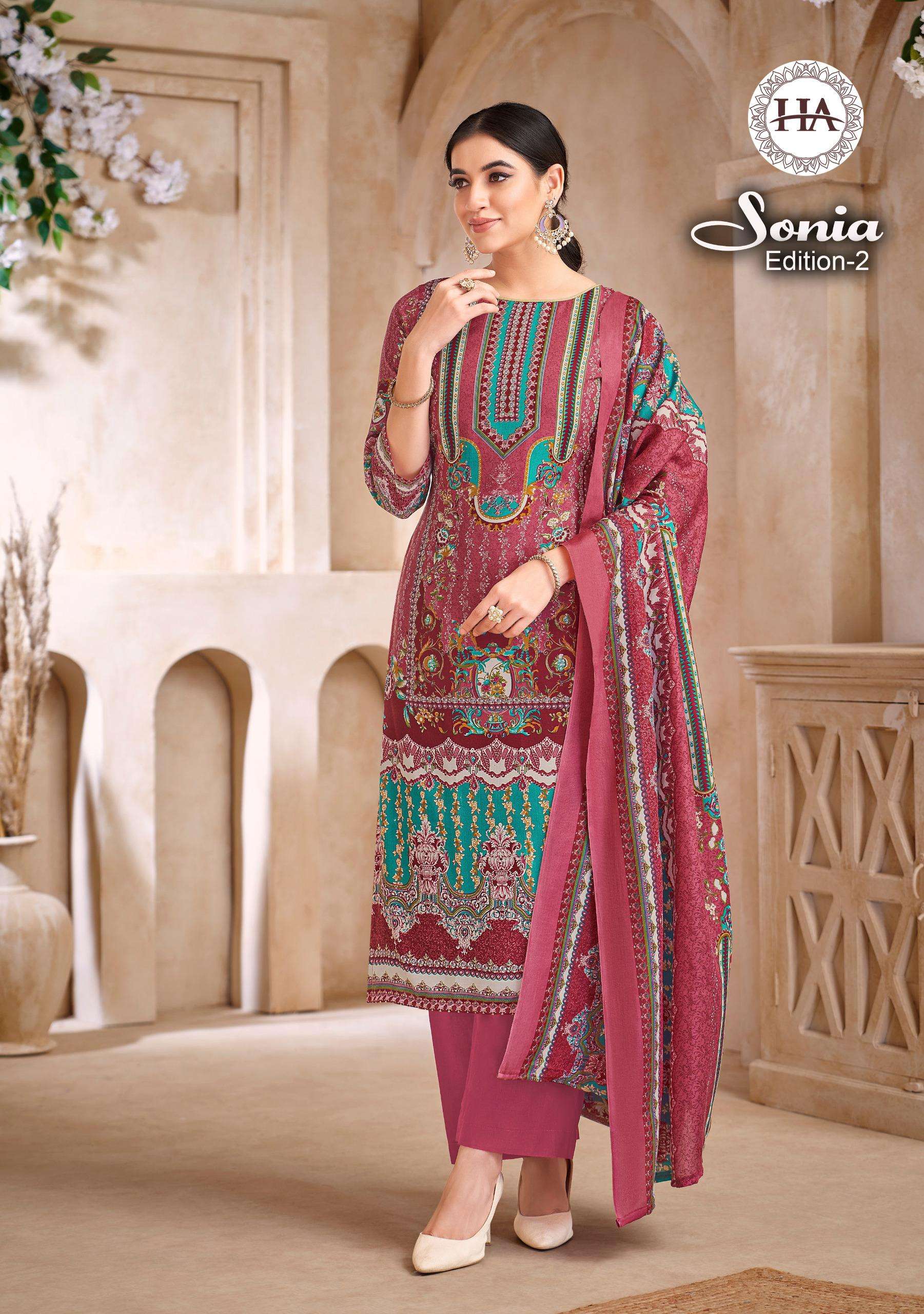 HARSHIT FASHION HUB SUMMER SONIA VOL 2 