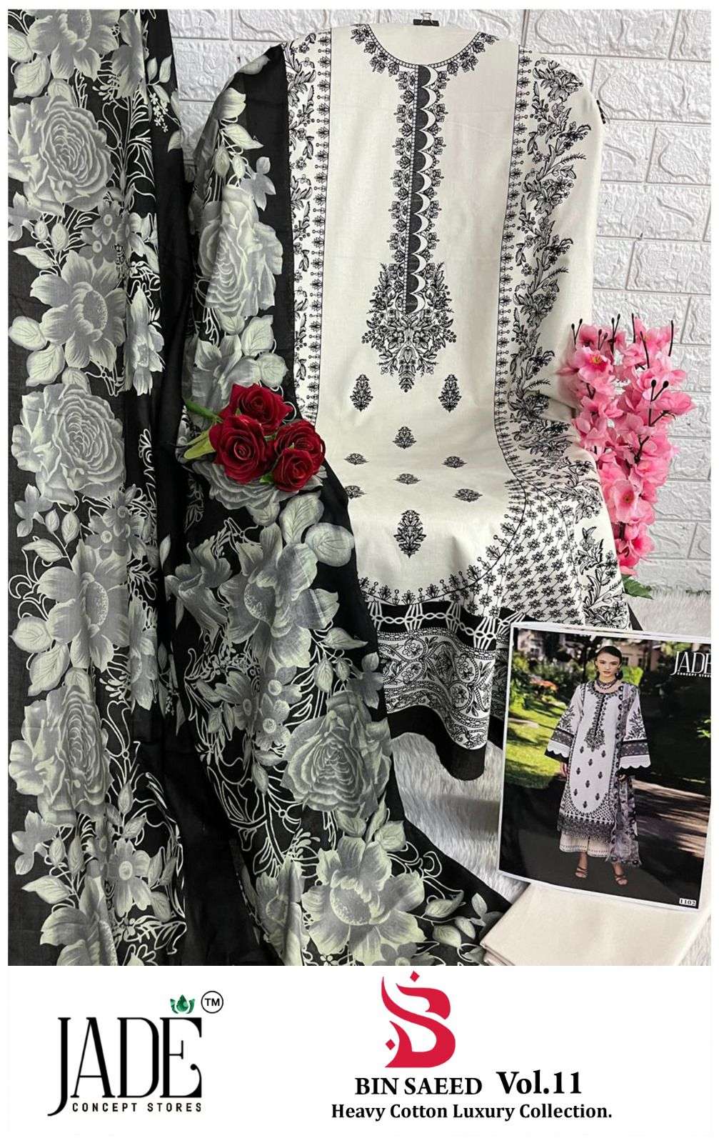JADE BIN SAEED HEAVY COTTON LUXURY COLLECTION VOL 11