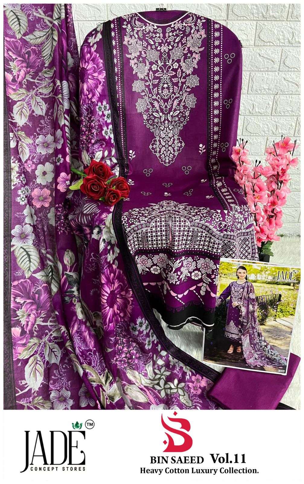 JADE BIN SAEED HEAVY COTTON LUXURY COLLECTION VOL 11