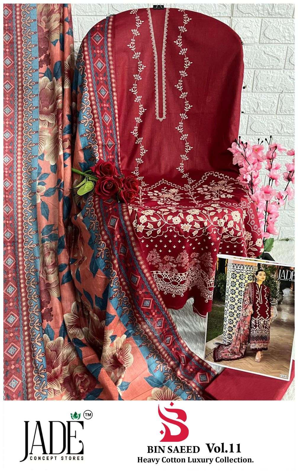 JADE BIN SAEED HEAVY COTTON LUXURY COLLECTION VOL 11