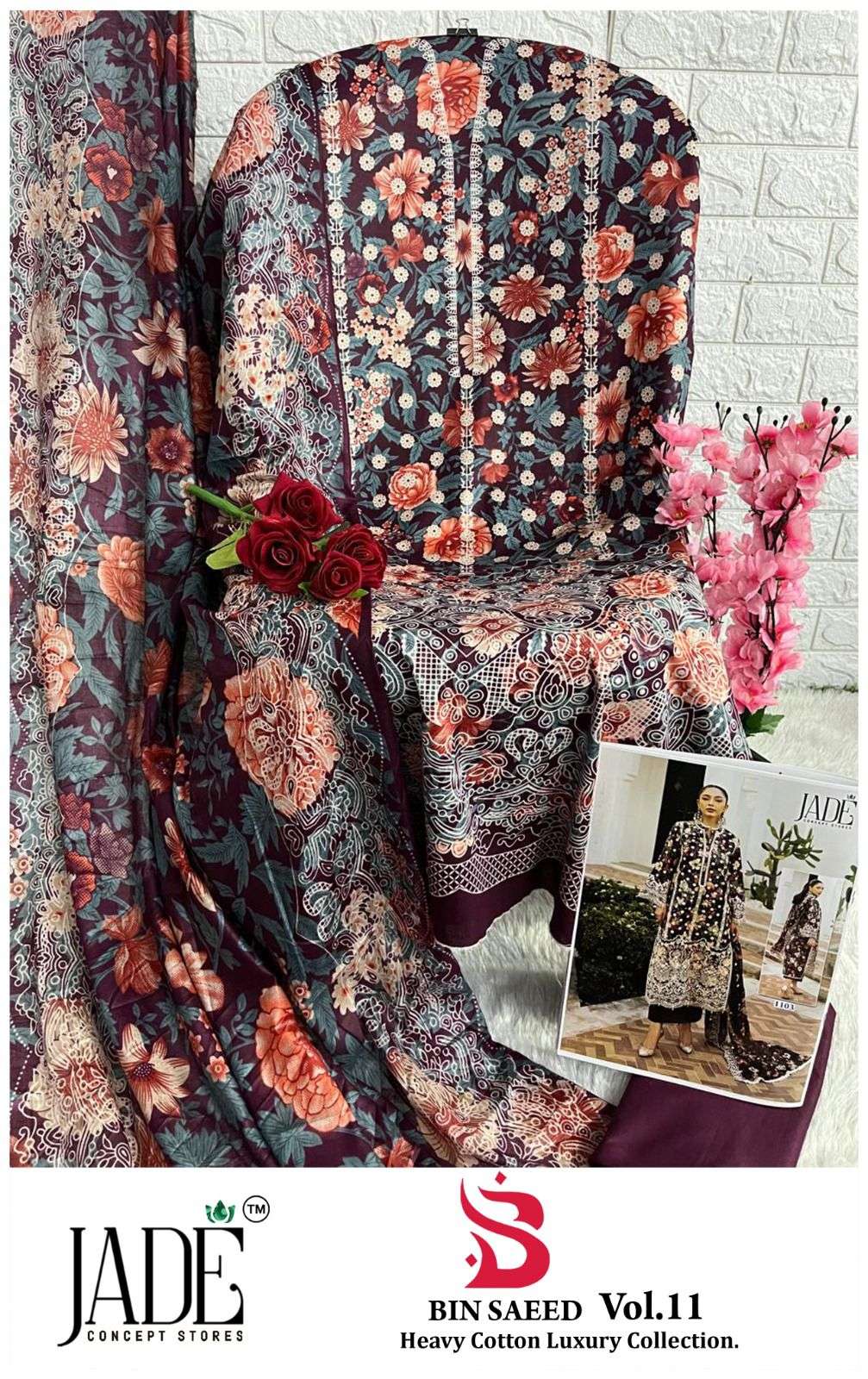JADE BIN SAEED HEAVY COTTON LUXURY COLLECTION VOL 11