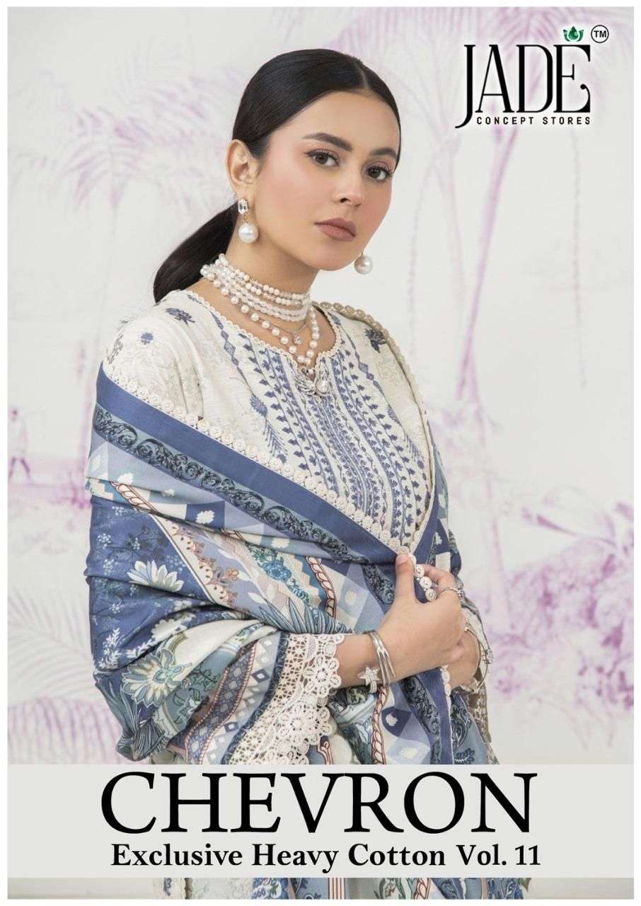 JADE CHEVRON EXCLUSIVE HEAVY COTTON VOL 11 READY MADE COLLECTION