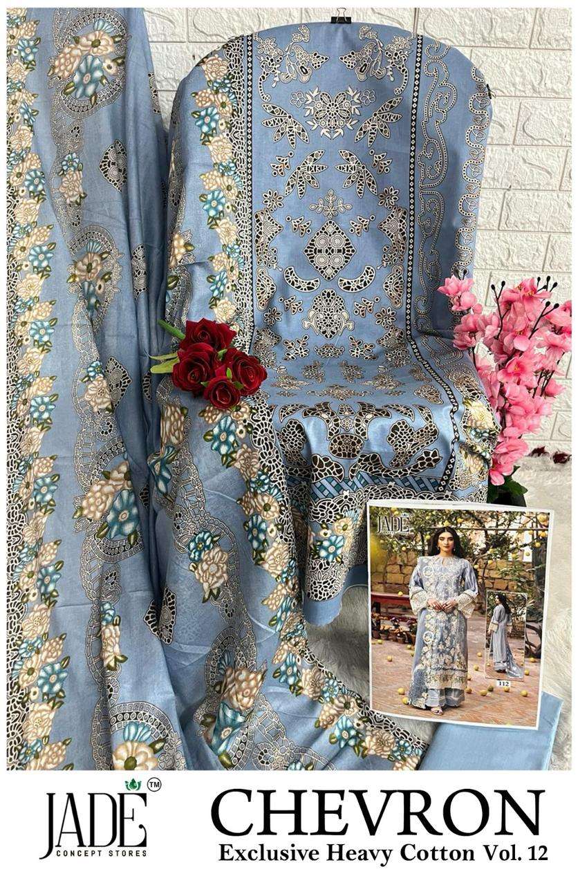JADE CHEVRON EXCLUSIVE HEAVY COTTON VOL 12