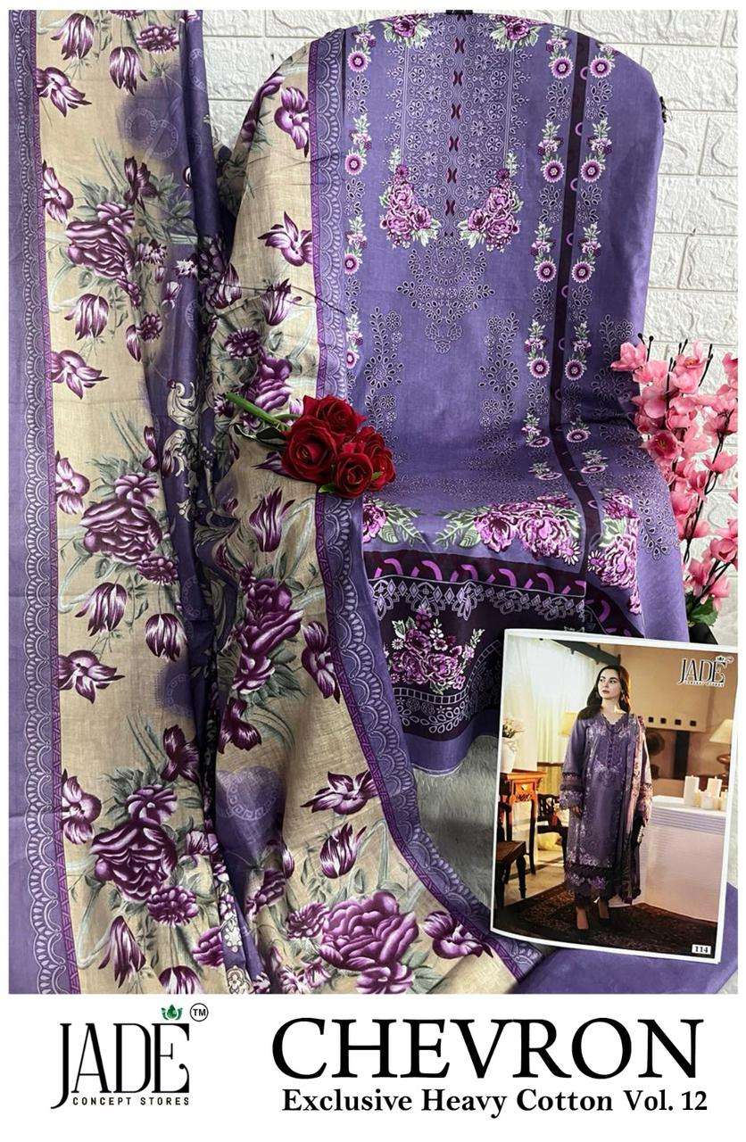 JADE CHEVRON EXCLUSIVE HEAVY COTTON VOL 12