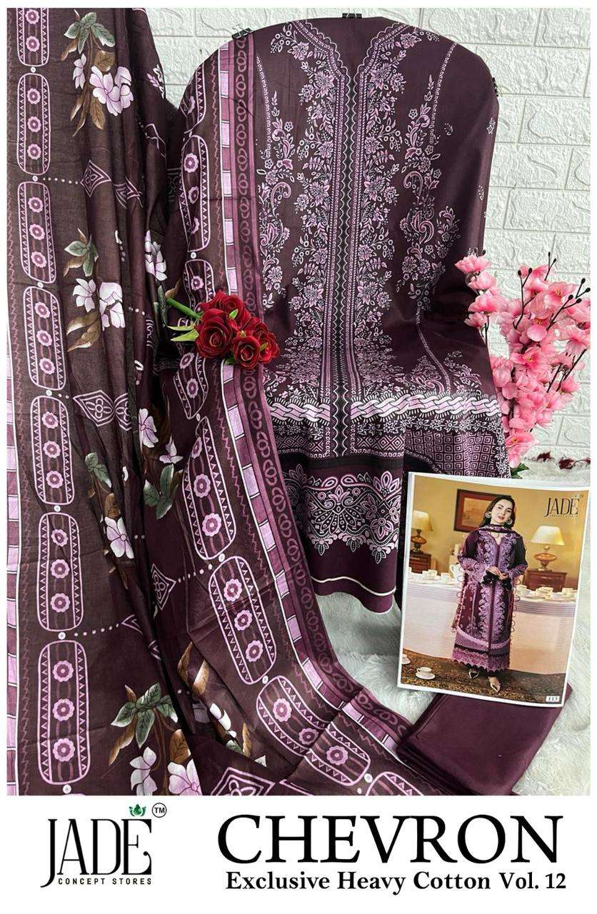 JADE CHEVRON EXCLUSIVE HEAVY COTTON VOL 12