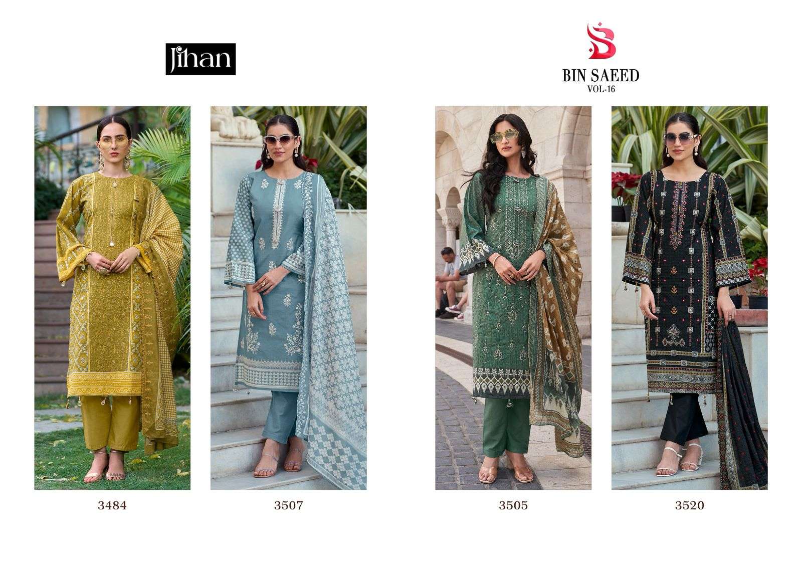 JIHAN BIN SAEED LAWN COLLECTION VOL 16 