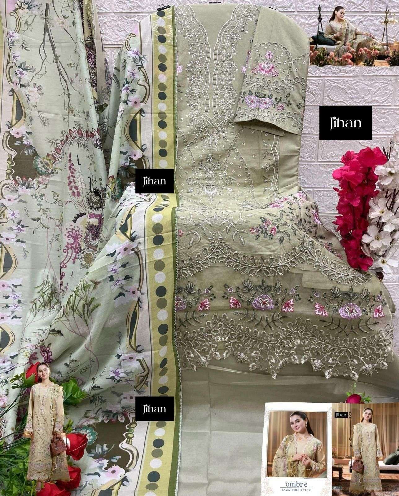 JIHAN FIRDOUS OMBRE LAWN COLLECTION VOL 2 