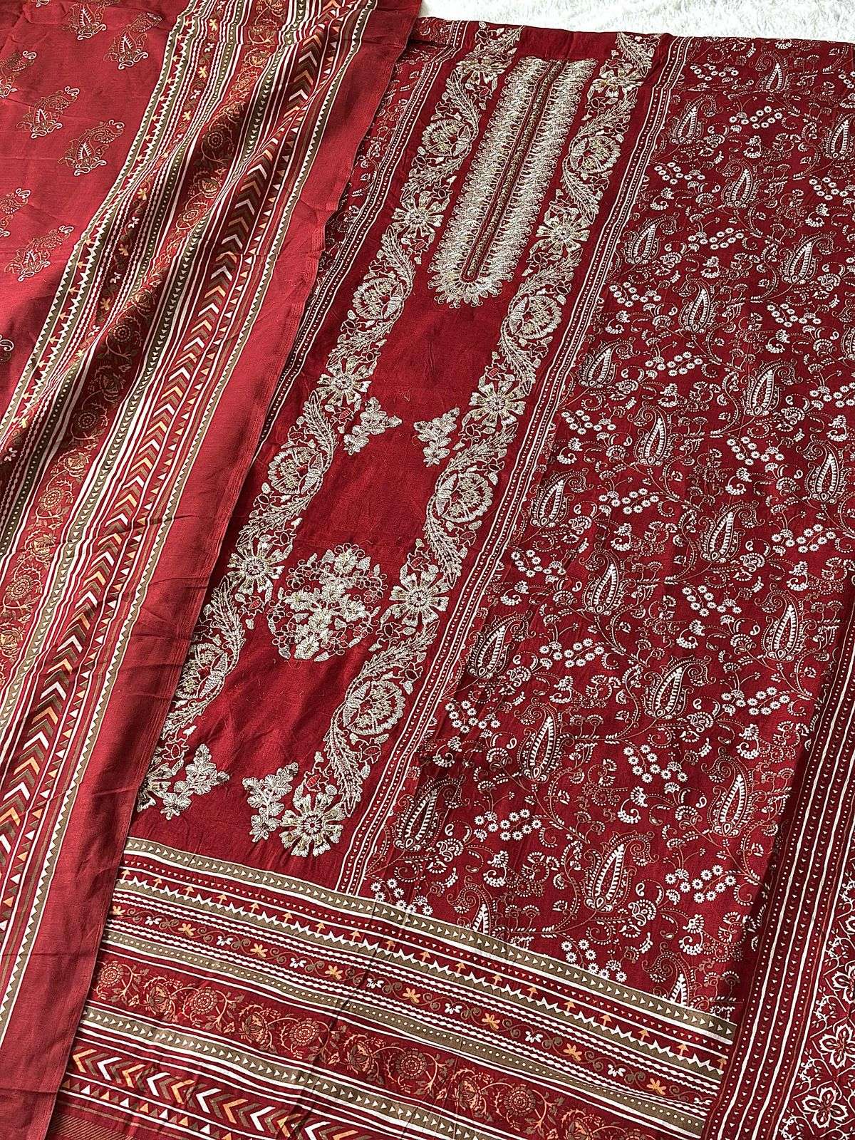 JIHAN SAHNAZ SELF EMBROIDERED COLECTION D NO 3548 & 3549