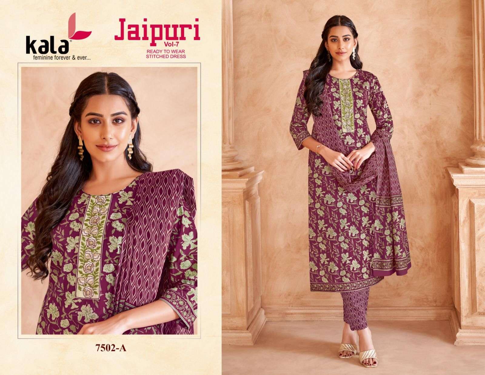 KALA FASHION JAIPURI VOL 7 READY MADE COLLECTION