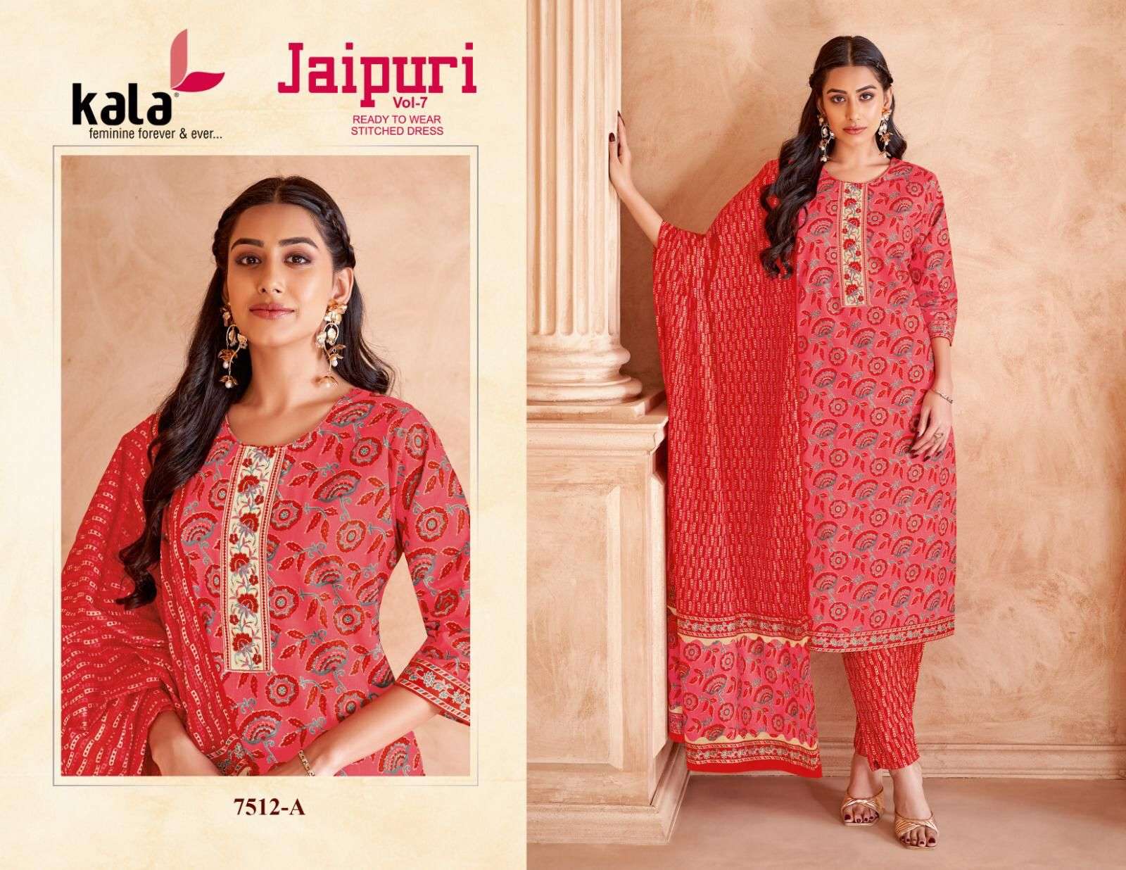 KALA FASHION JAIPURI VOL 7 READY MADE COLLECTION