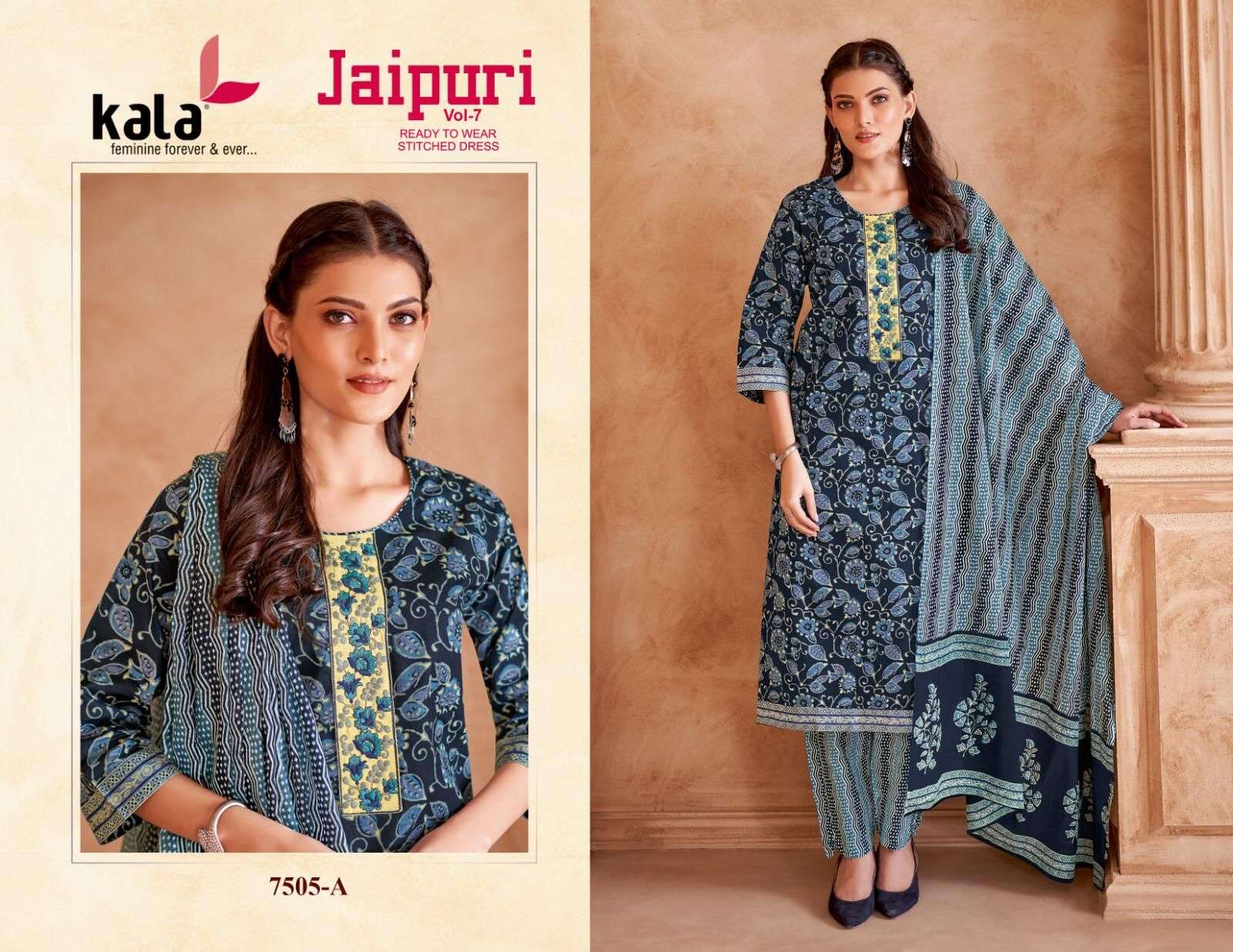 KALA FASHION JAIPURI VOL 7 READY MADE COLLECTION