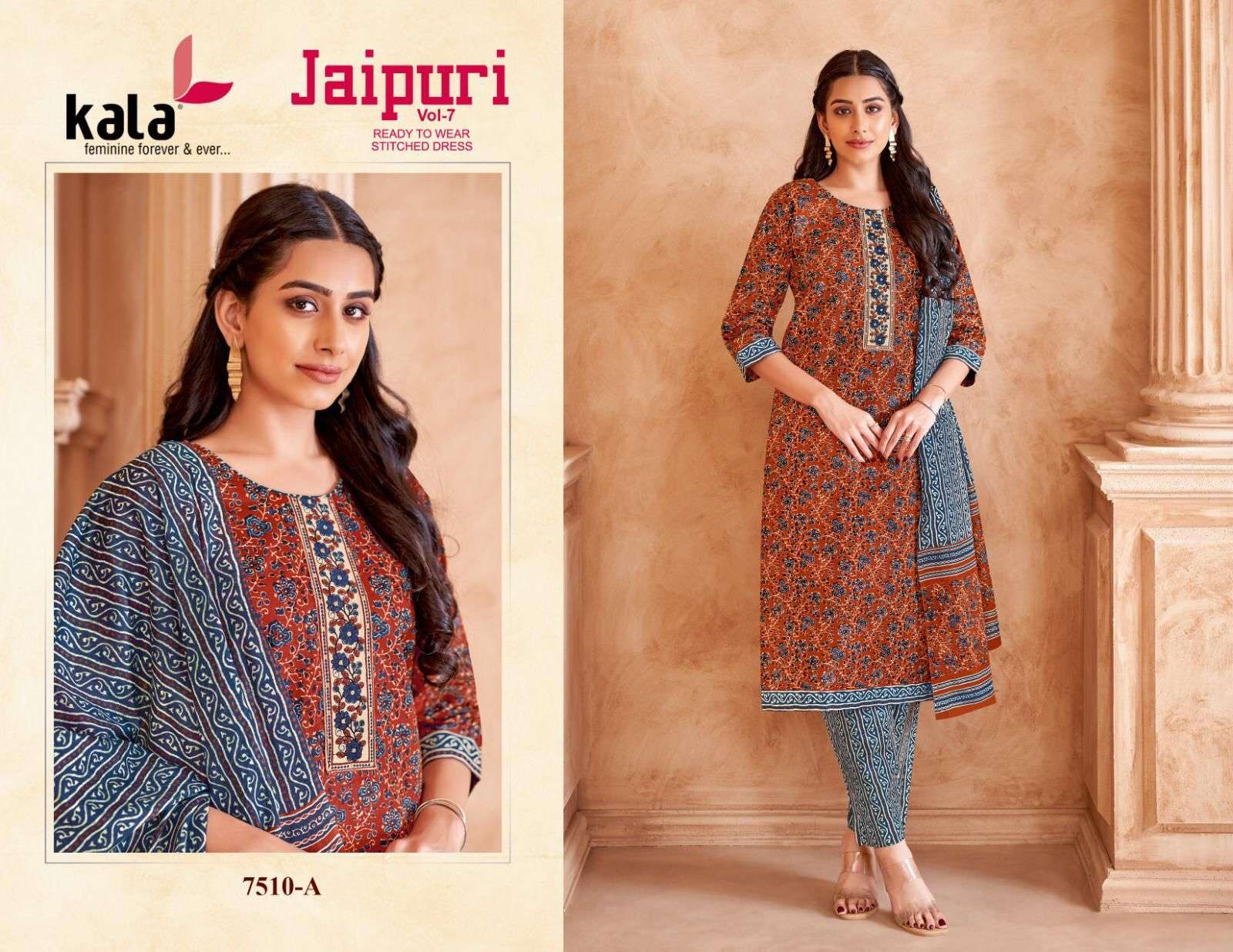 KALA FASHION JAIPURI VOL 7 READY MADE COLLECTION