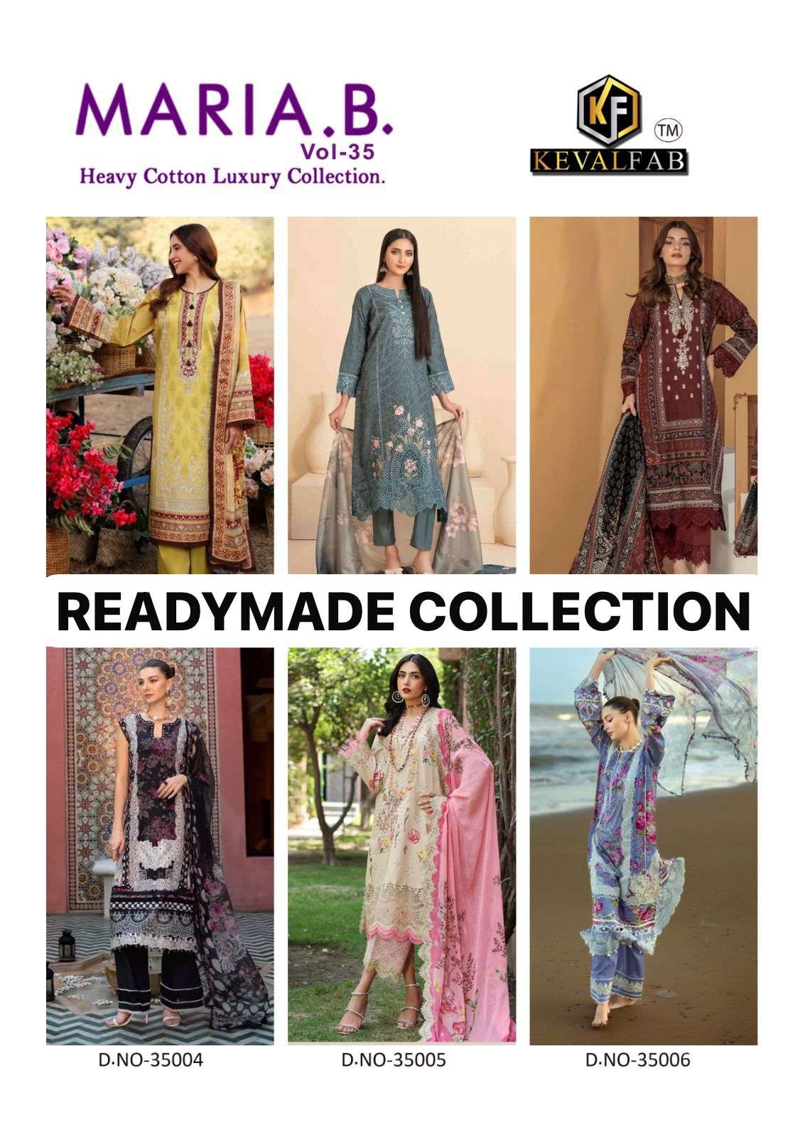 KEVAL FAB MARIA B VOL 35 READY MADE COLLECTION