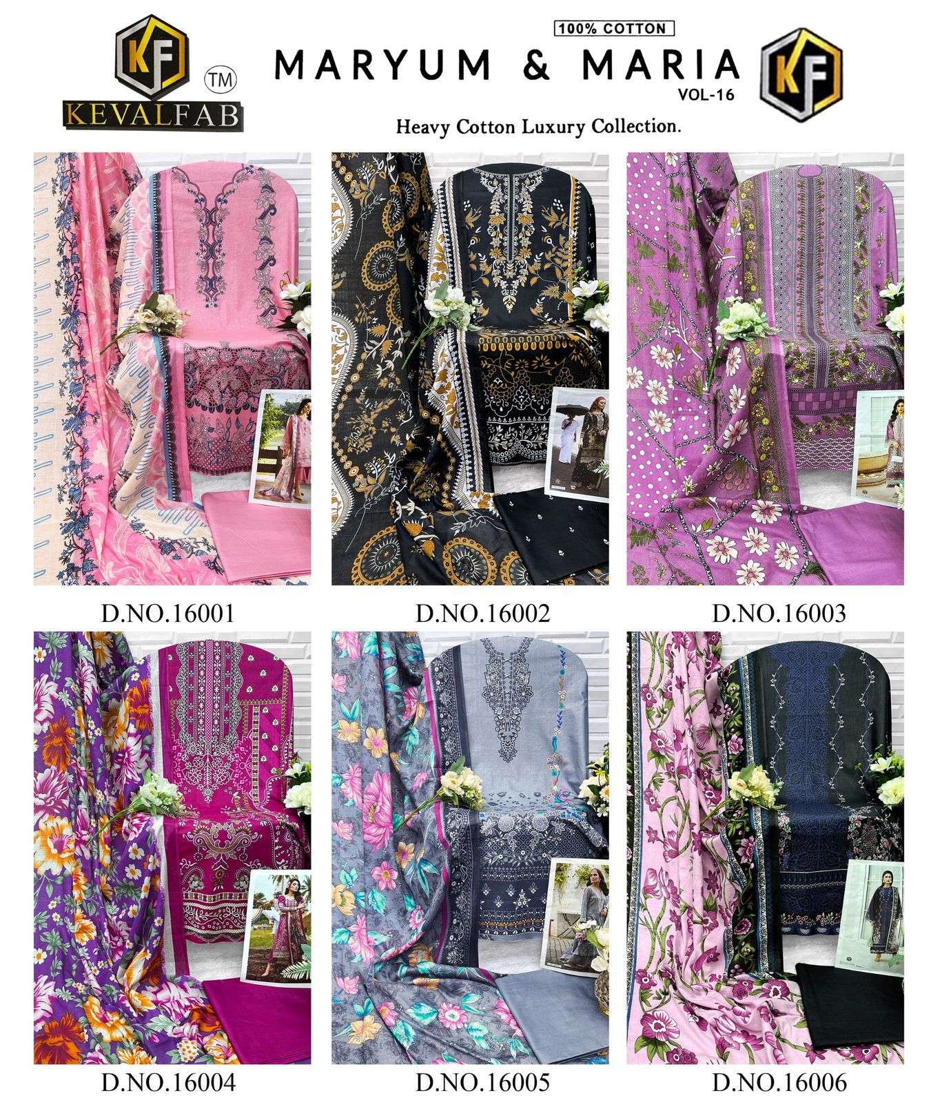 KEVAL FAB MARYUM & MARIA VOL 16