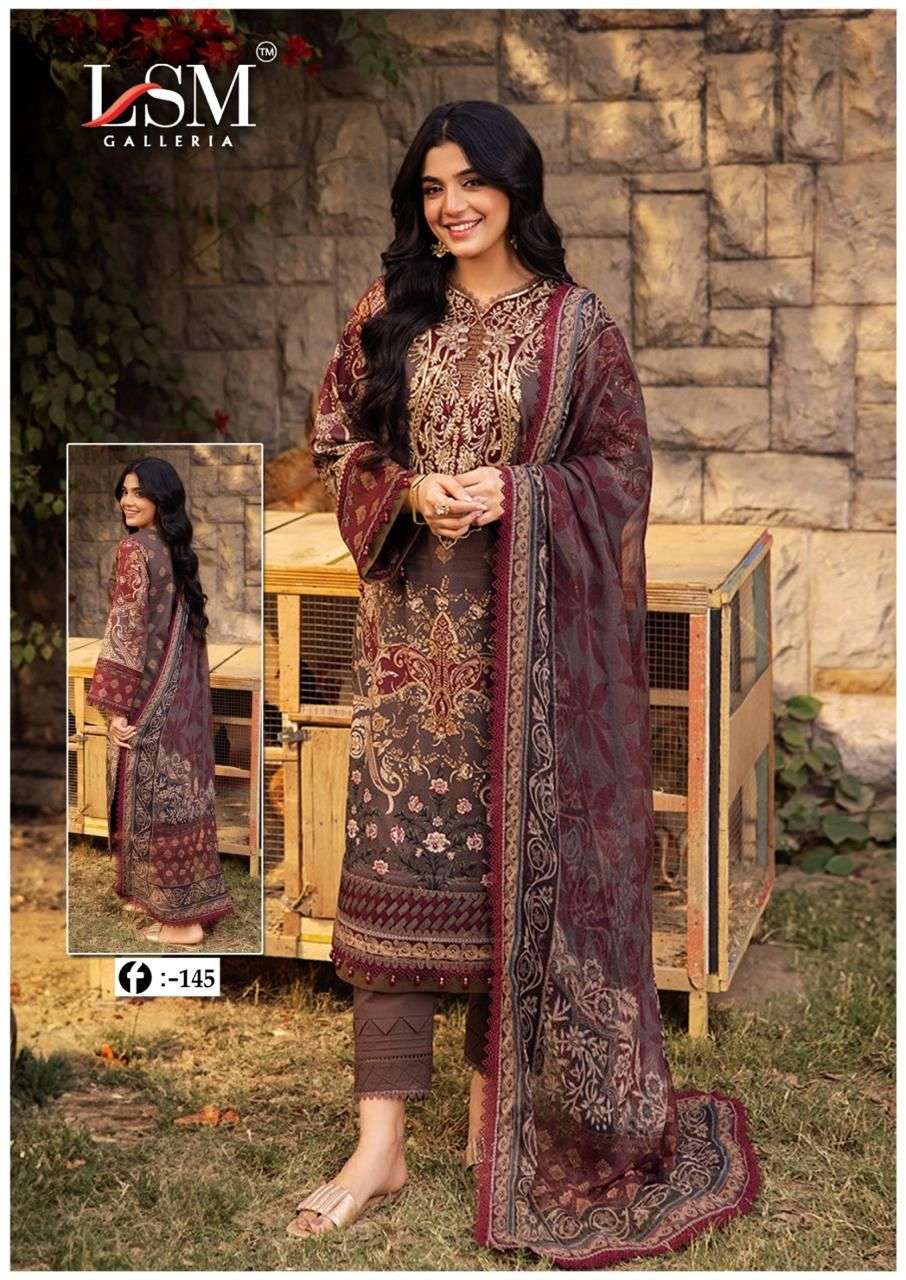 LSM GALLERIA FIRDOUS QUEEN LAWN VOL 14 READY MADE COLLECTION