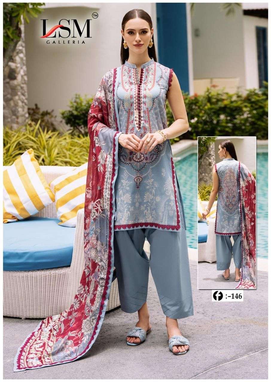 LSM GALLERIA FIRDOUS QUEEN LAWN VOL 14 READY MADE COLLECTION