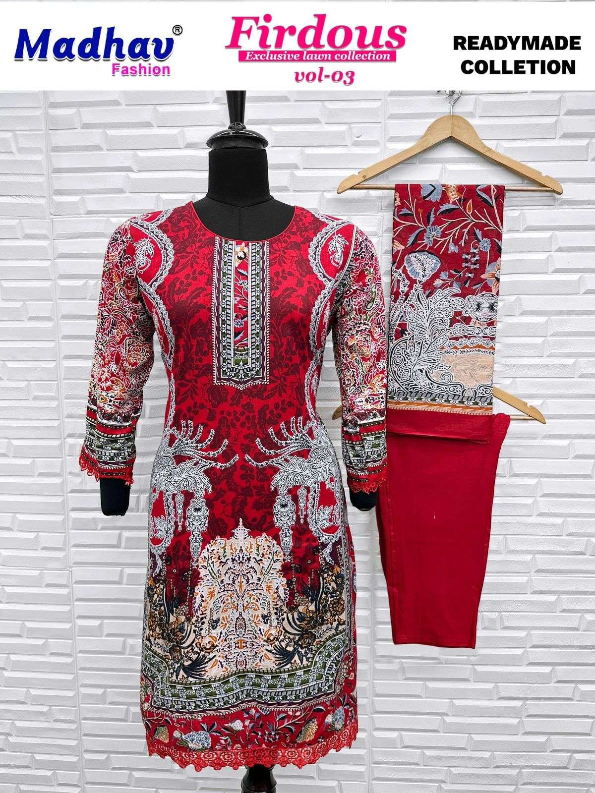 MADHAV FASHION FIRDOUS VOL 3 READY MADE COLLECTION 
