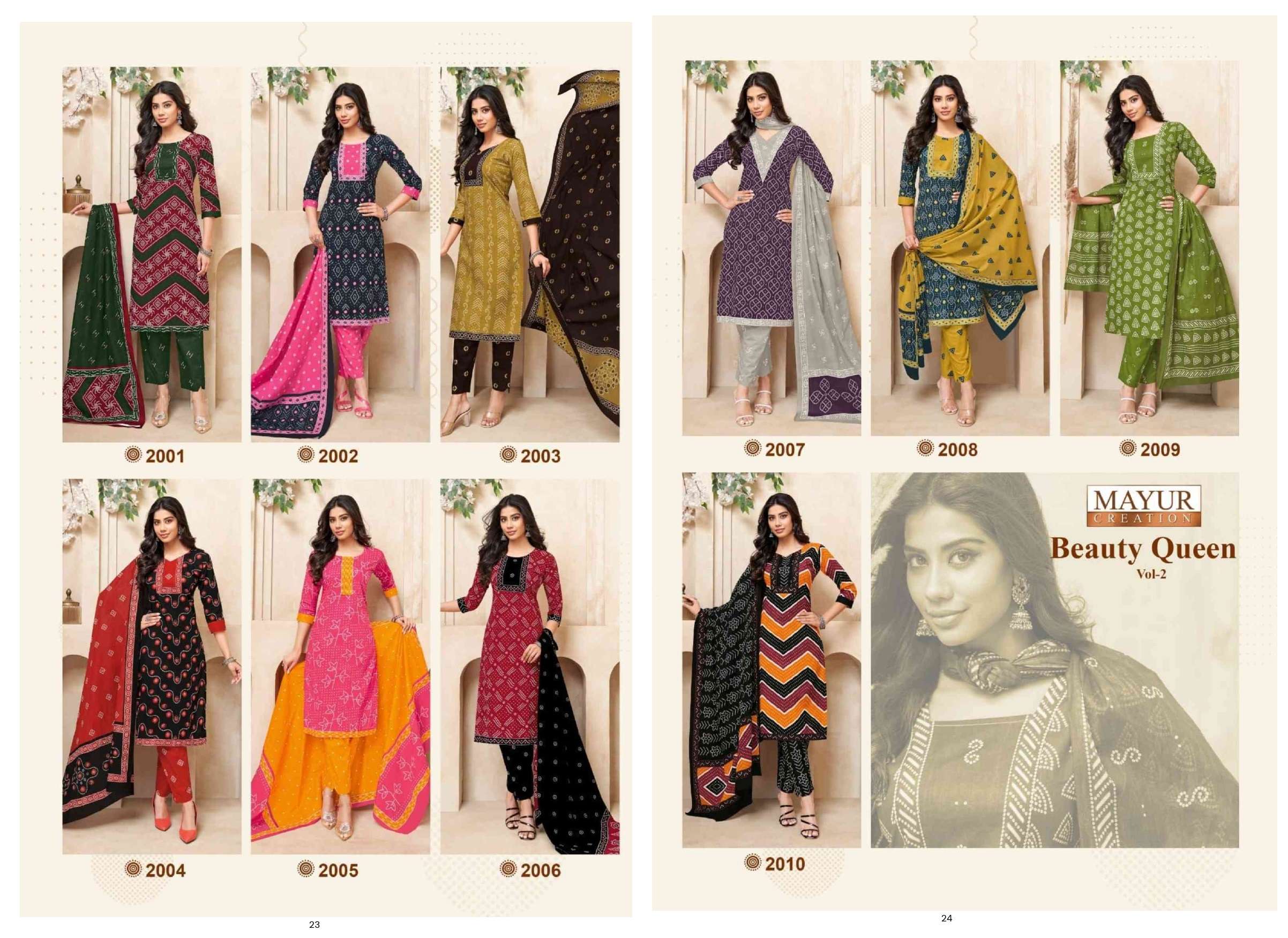 MAYUR CREATION BEAUTY QUEEN VOL 2 