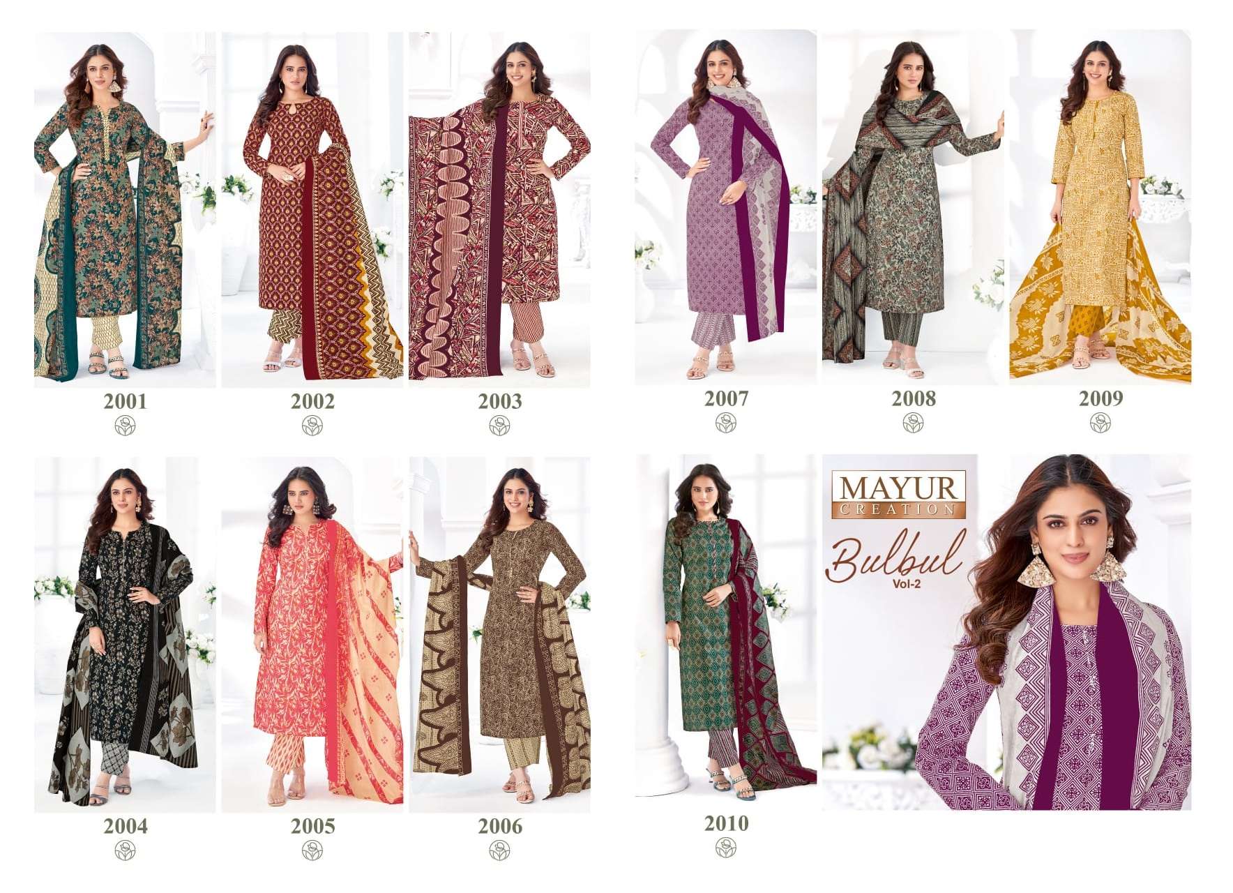 MAYUR CREATION  BULBUL VOL 2 STITCH COLLECTION 