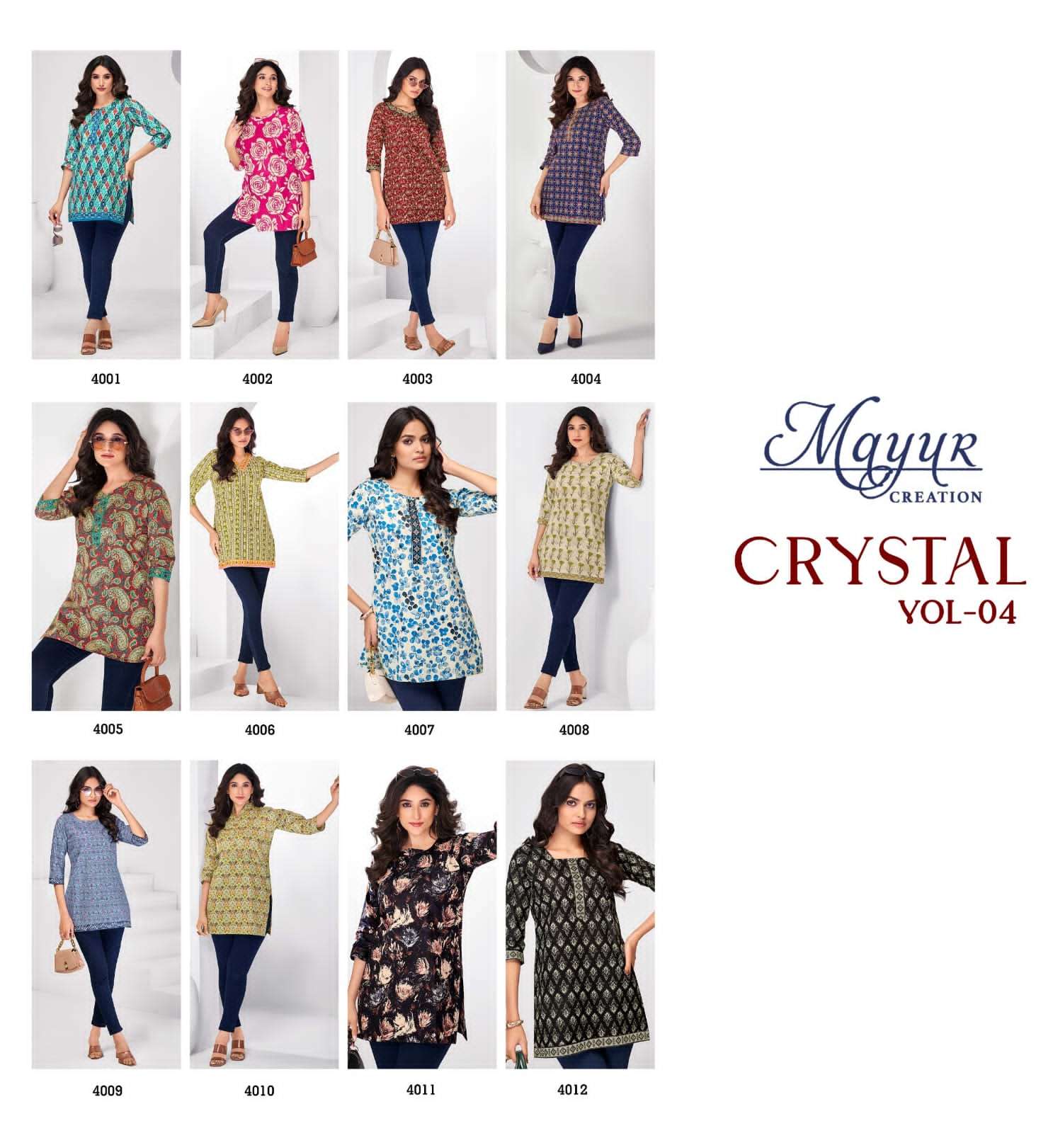 MAYUR CREATION CRYSTAL VOL 4 