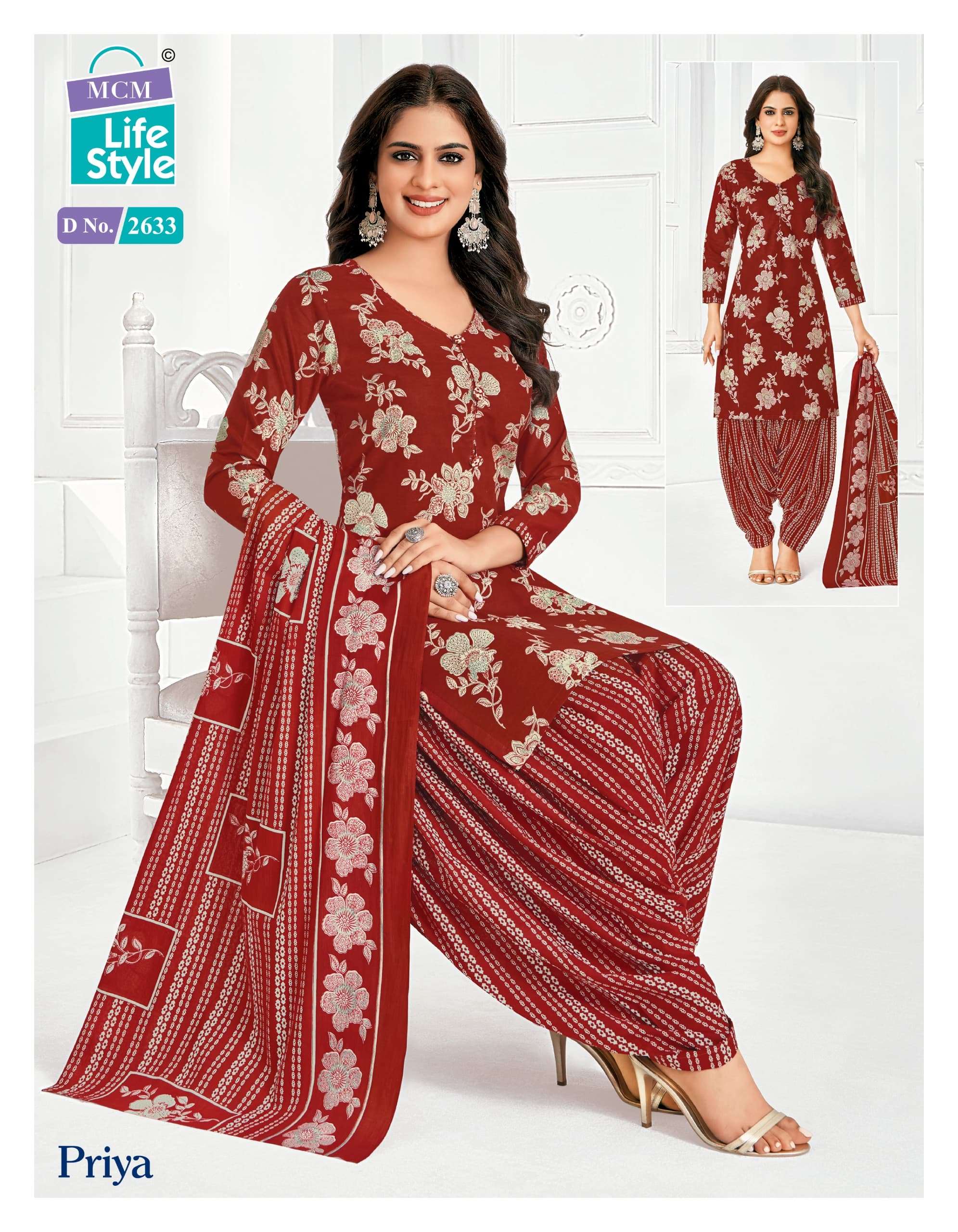 MCM LIFESTYLE PRIYA VOL 26 STITCHED COLLECTION 