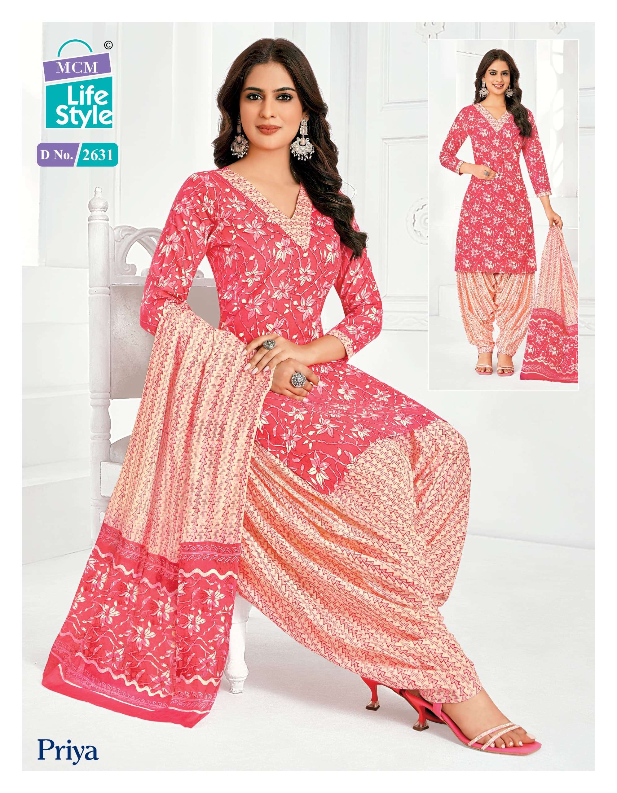 MCM LIFESTYLE PRIYA VOL 26 STITCHED COLLECTION 