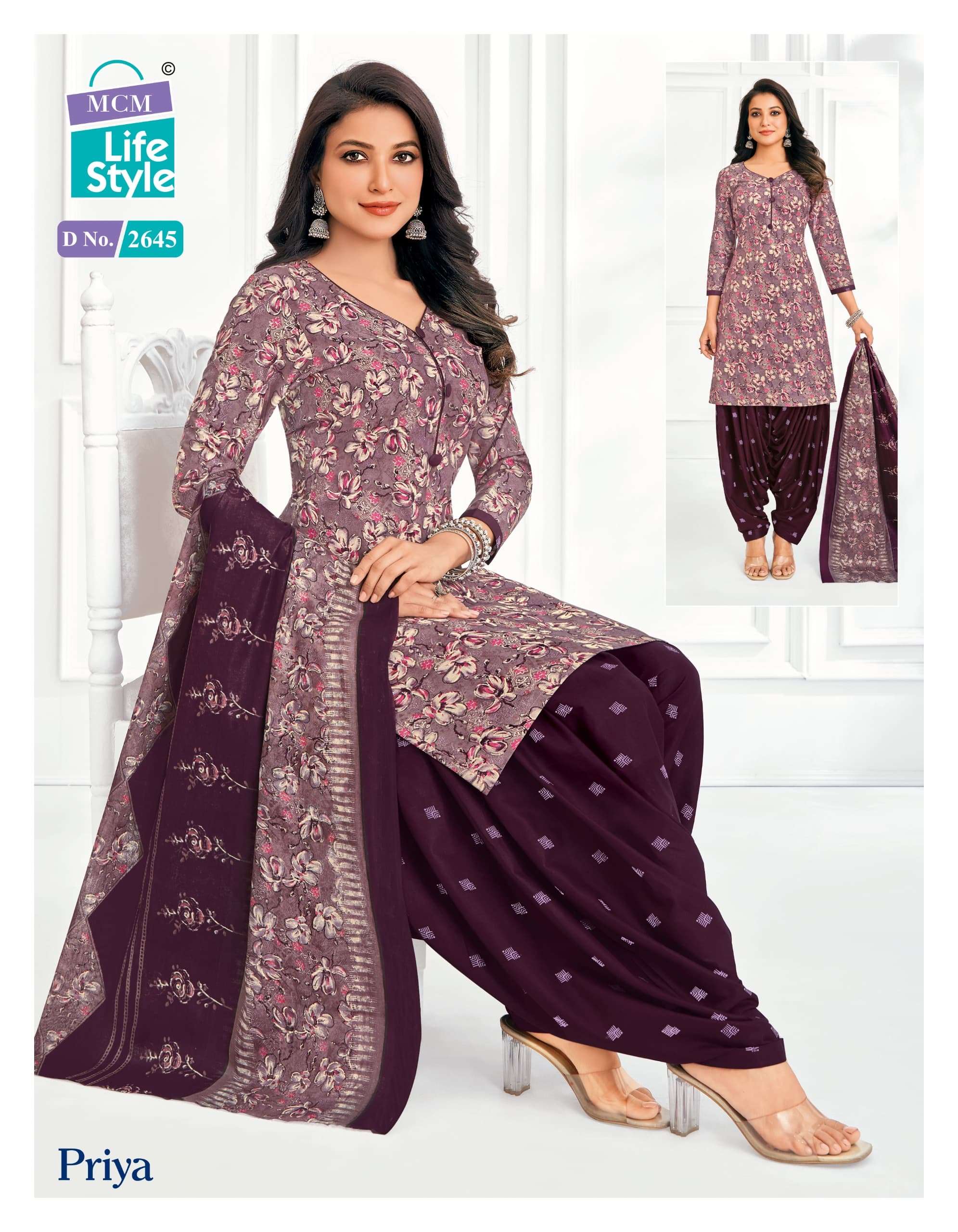 MCM LIFESTYLE PRIYA VOL 26 STITCHED COLLECTION 