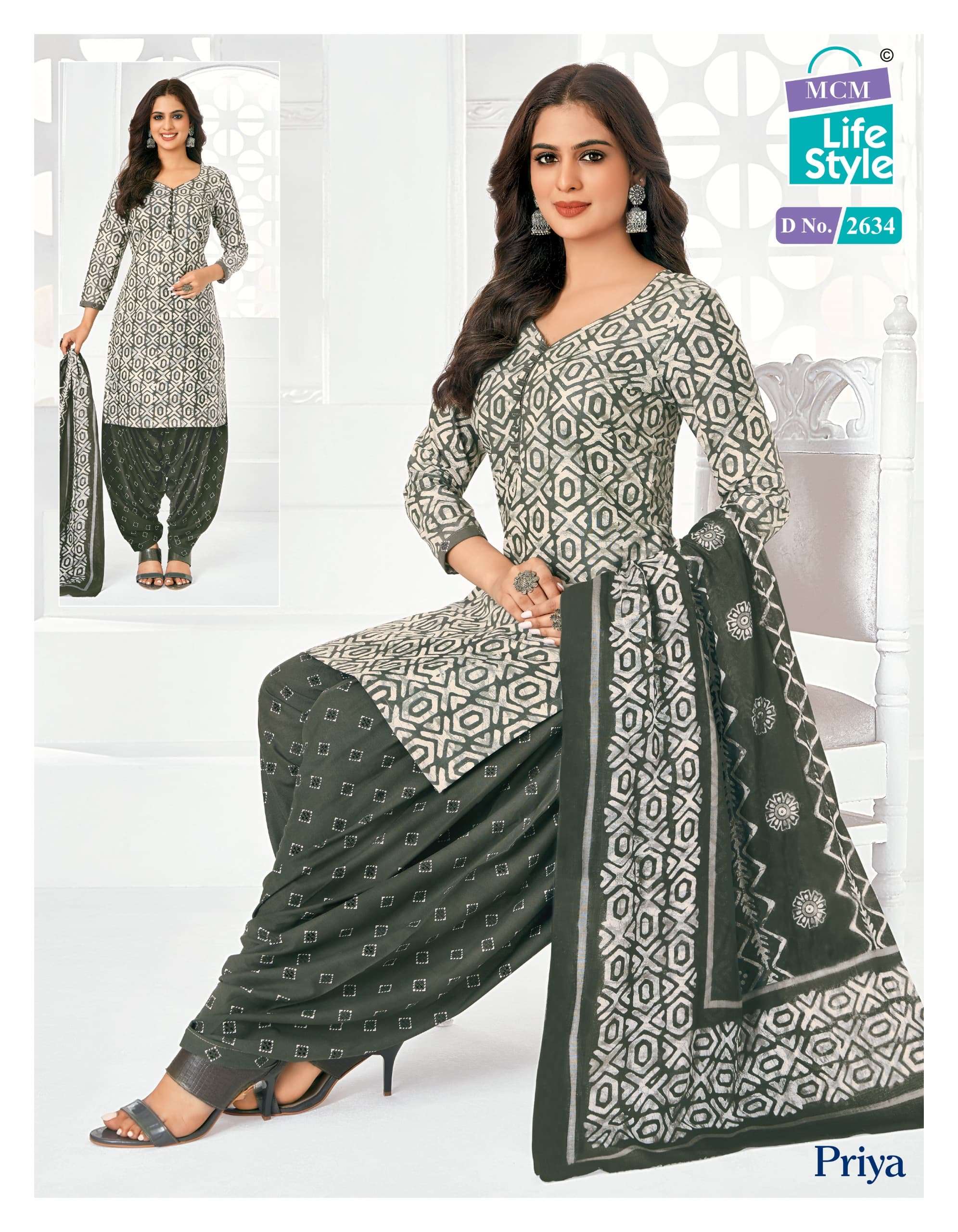 MCM LIFESTYLE PRIYA VOL 26 STITCHED COLLECTION 