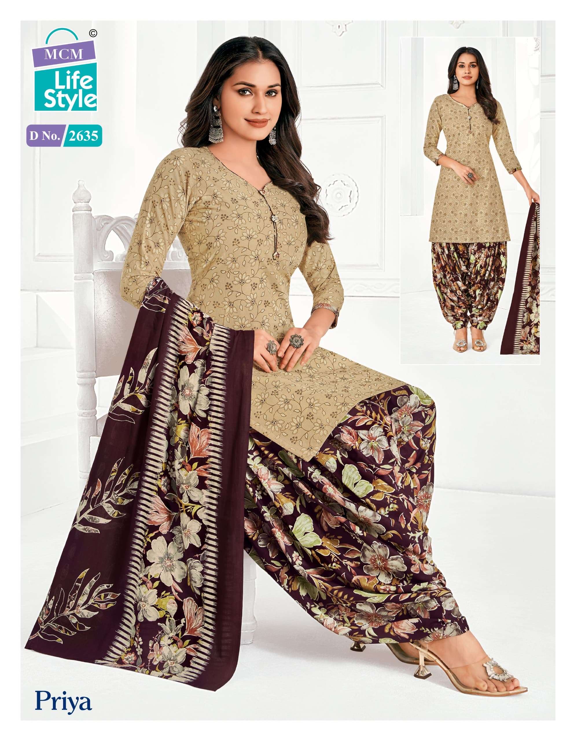 MCM LIFESTYLE PRIYA VOL 26 STITCHED COLLECTION 