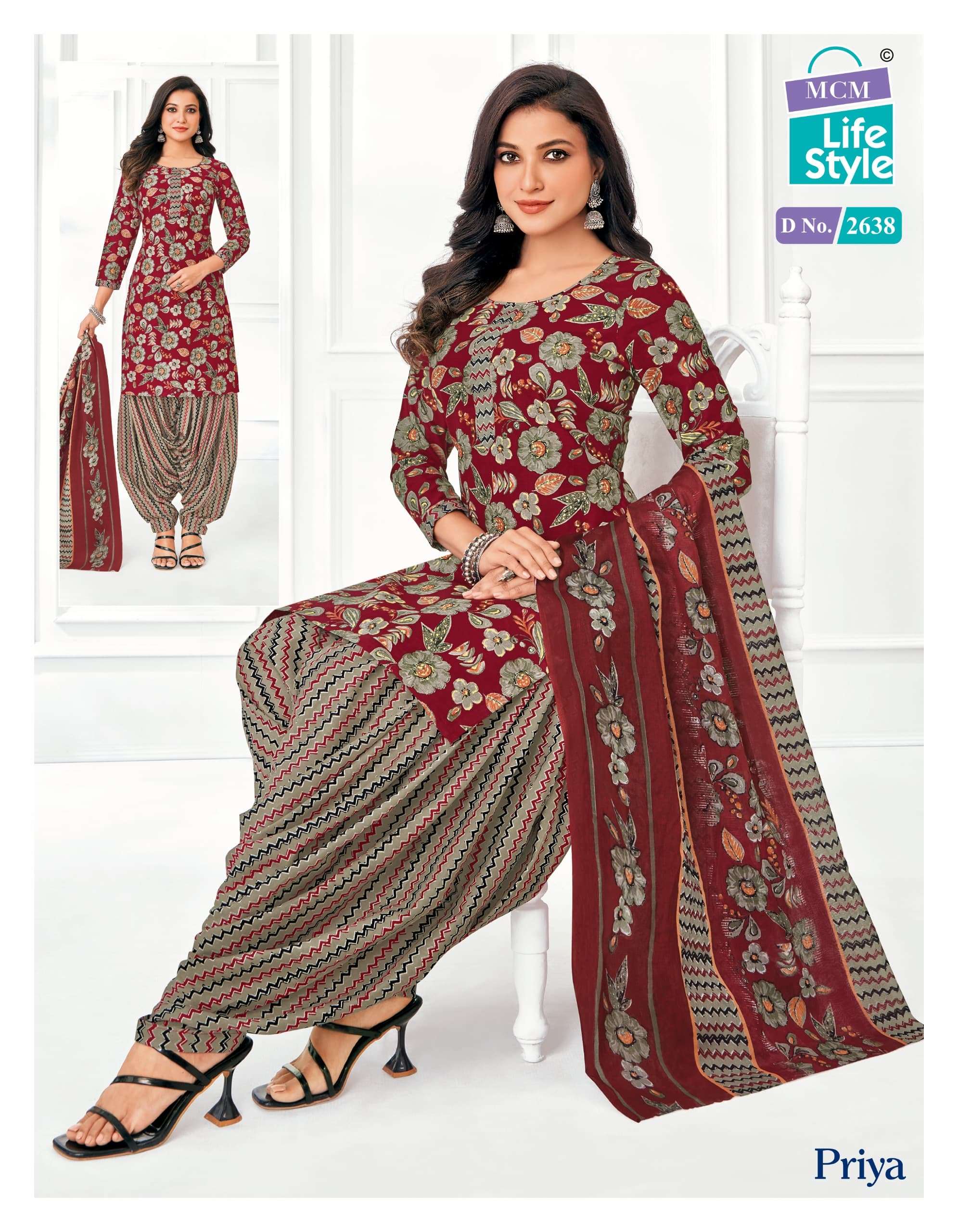 MCM LIFESTYLE PRIYA VOL 26 STITCHED COLLECTION 