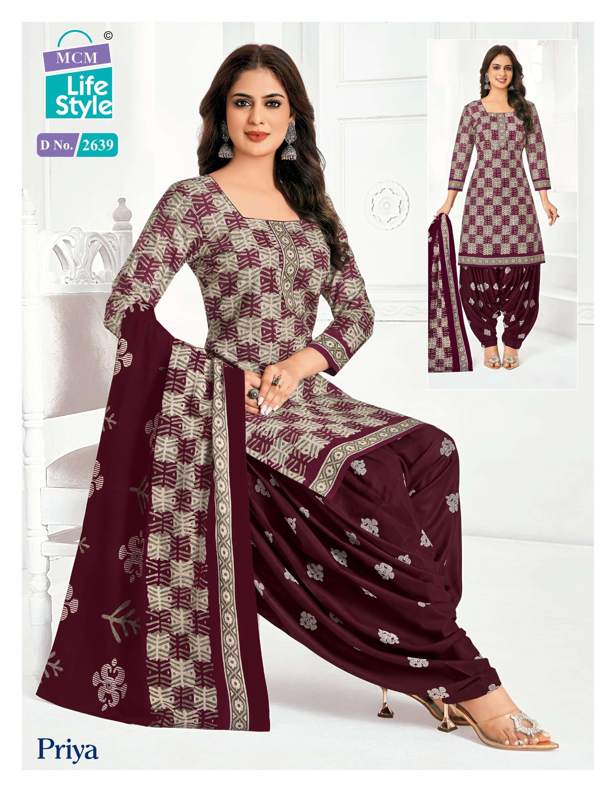 MCM LIFESTYLE PRIYA VOL 26 STITCHED COLLECTION 