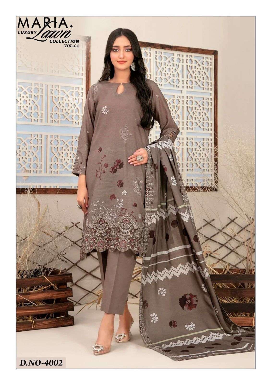 MISS WORLD CHOICE MARIA LUXURY LAWN COLLECTION VOL 4