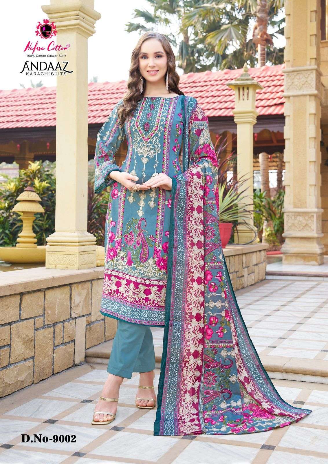 NAFISA COTTON ANDAAZ KARACHI SUITS VOL 9