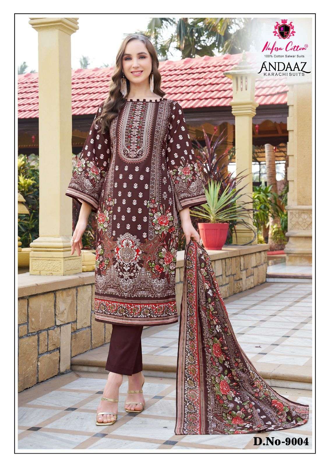 NAFISA COTTON ANDAAZ KARACHI SUITS VOL 9