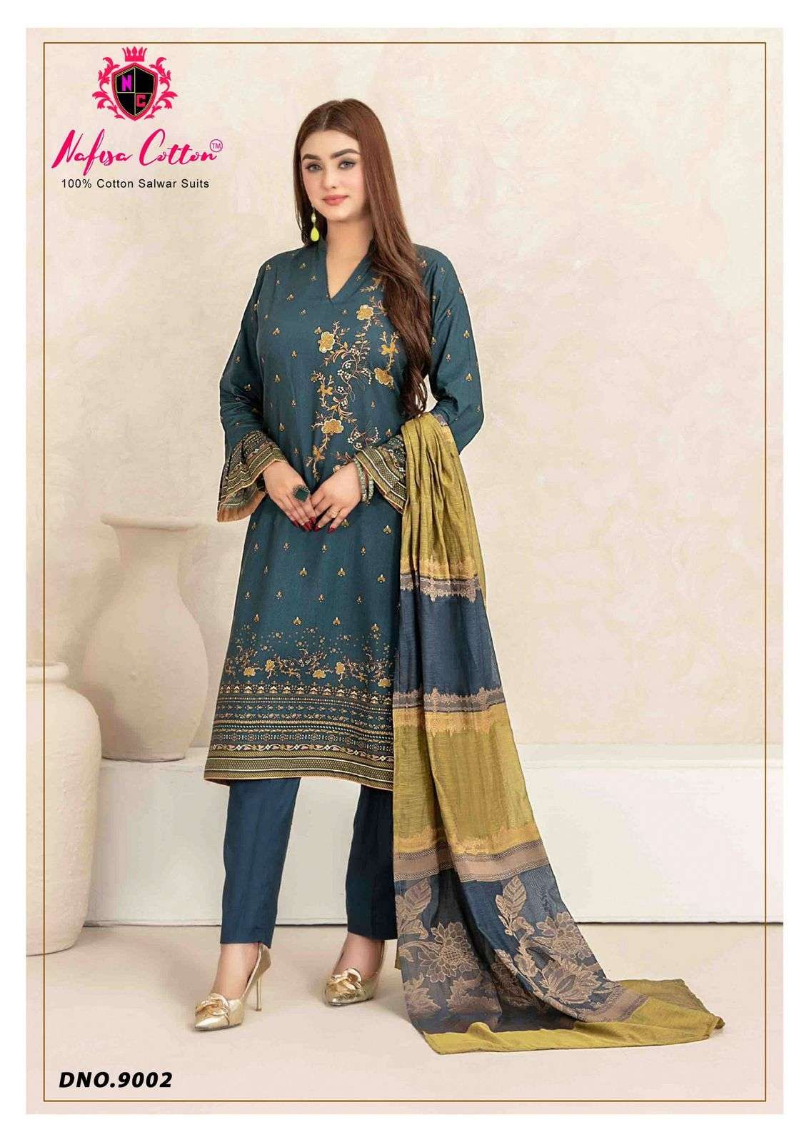 NAFISA COTTON MAHERA KARACHI SUITS VOL 9