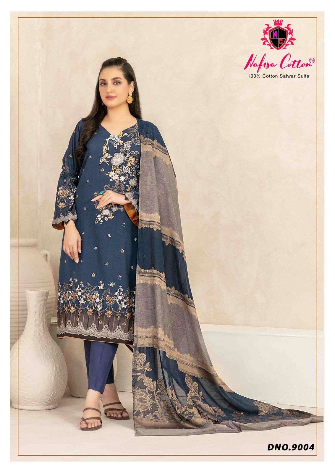 NAFISA COTTON MAHERA KARACHI SUITS VOL 9