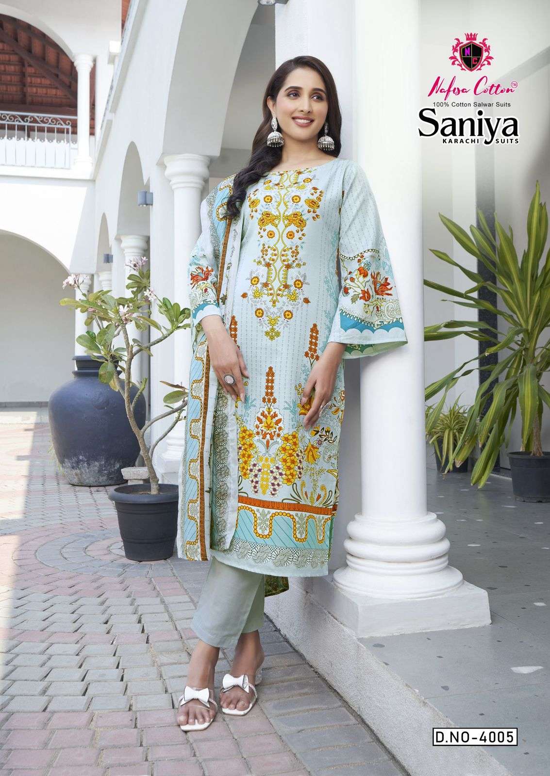 NAFISA COTTON SANIYA KARACHI SUITS VOL 4 