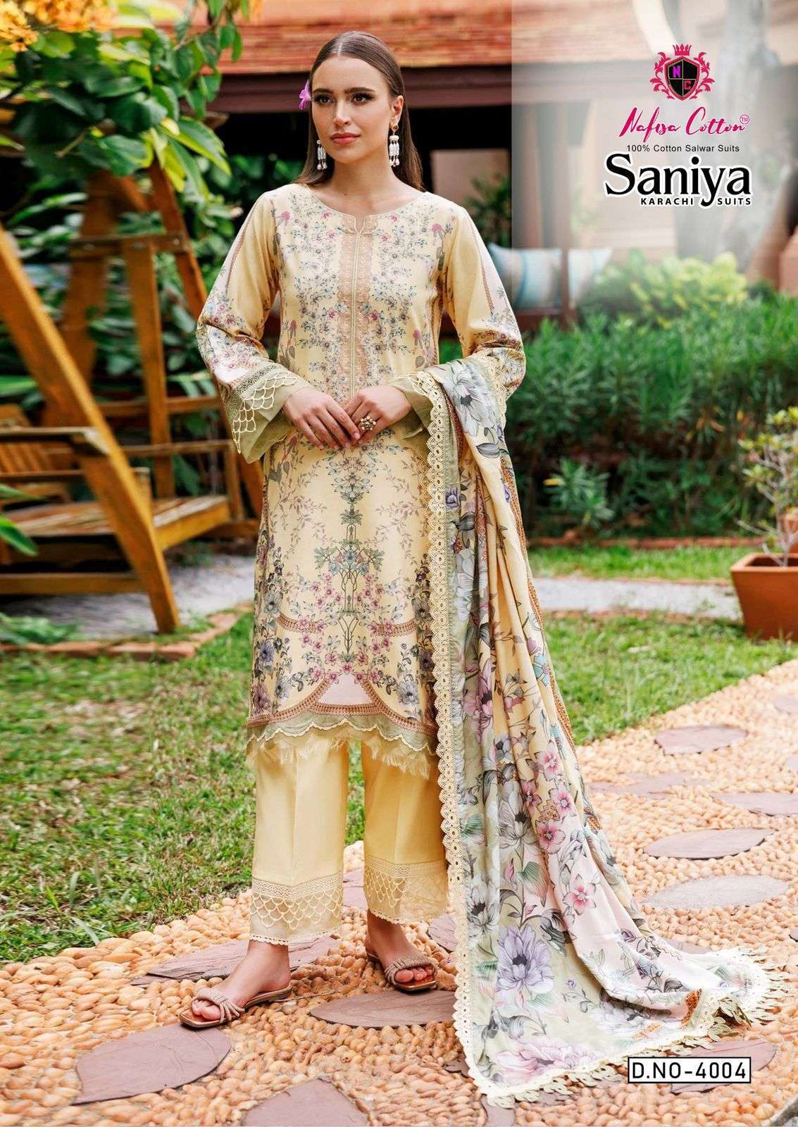 NAFISA COTTON SANIYA KARACHI SUITS VOL 4 
